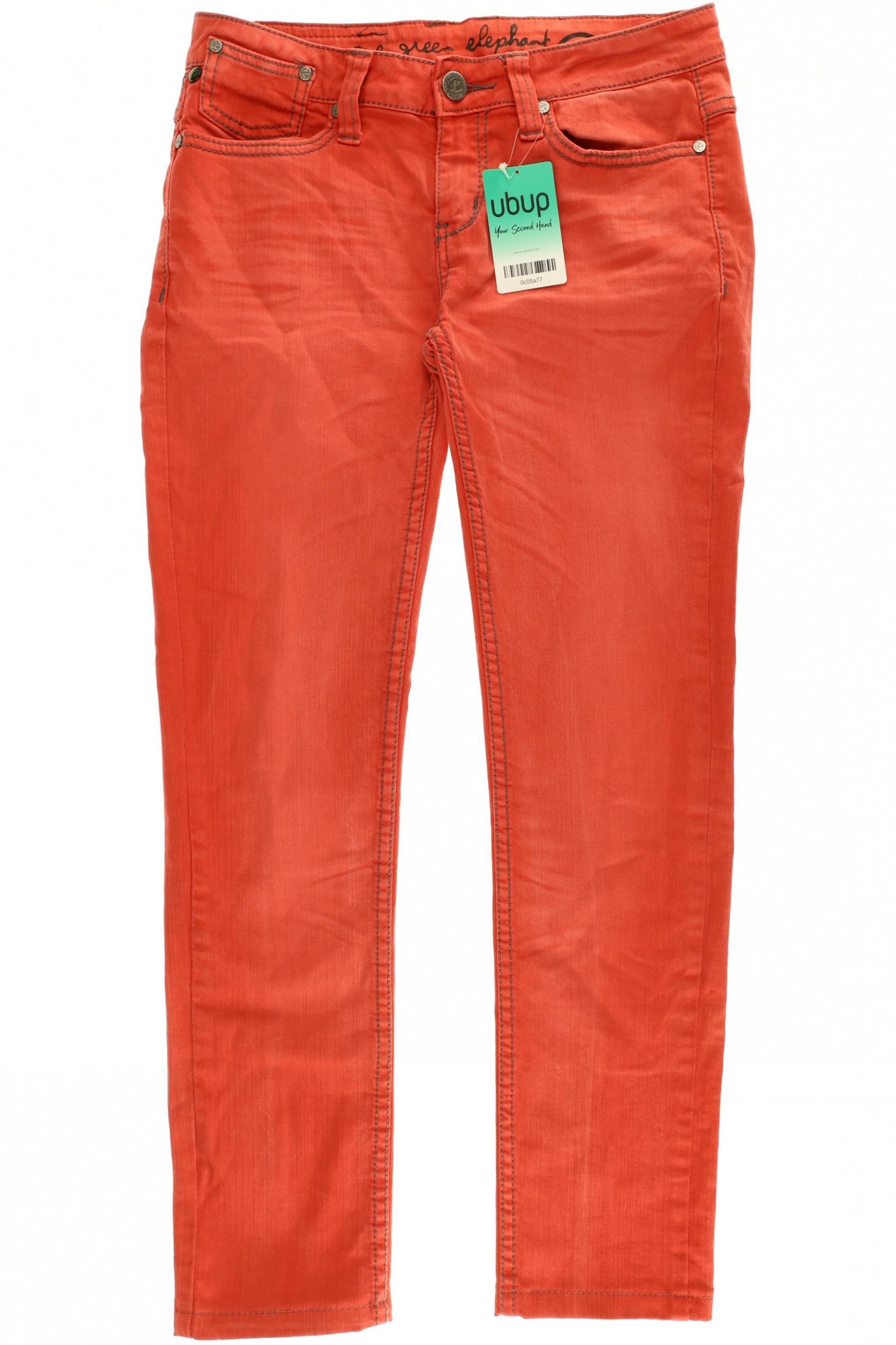 

One Green Elephant Damen Jeans, rot, Gr. 38