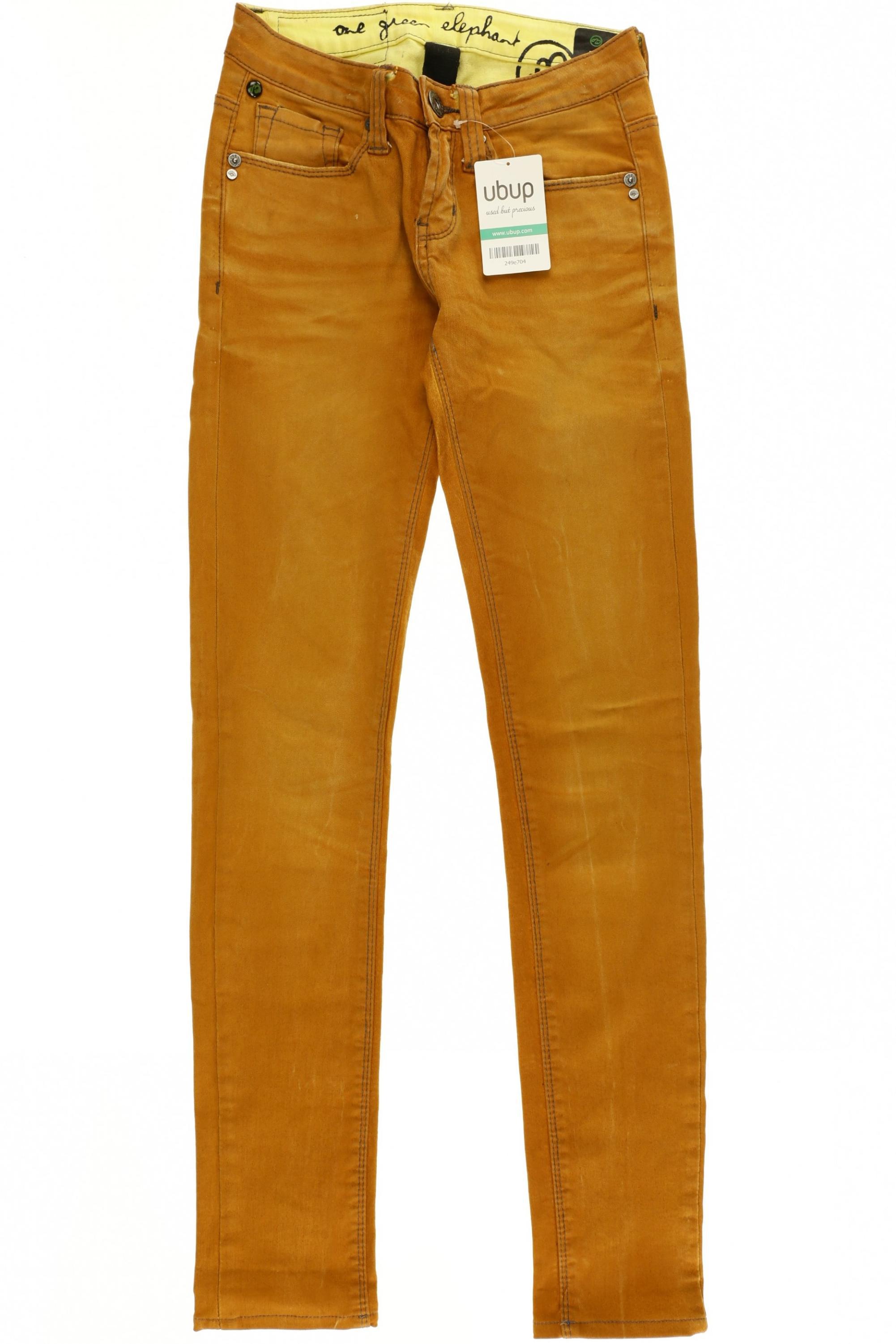 

One Green Elephant Damen Jeans, braun, Gr. 26