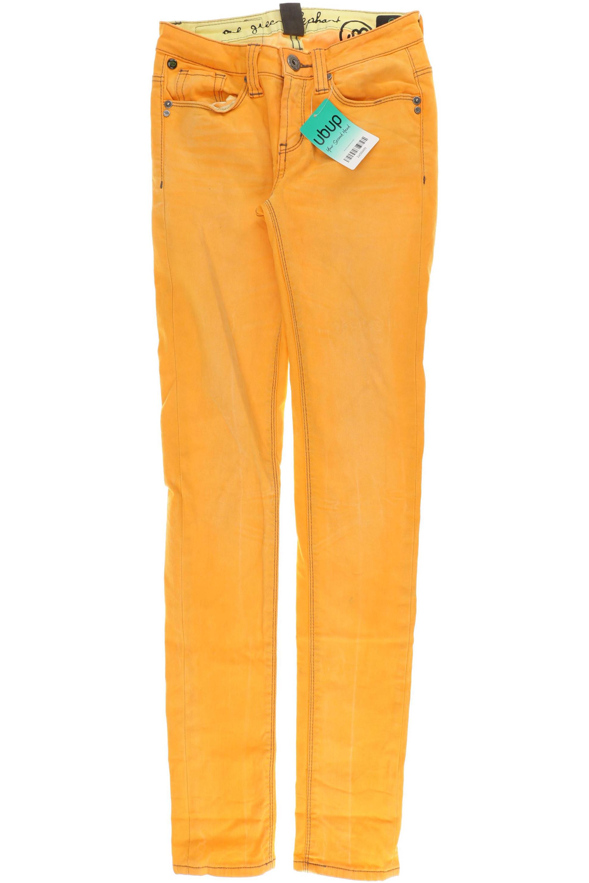 

One Green Elephant Damen Jeans, orange, Gr. 34