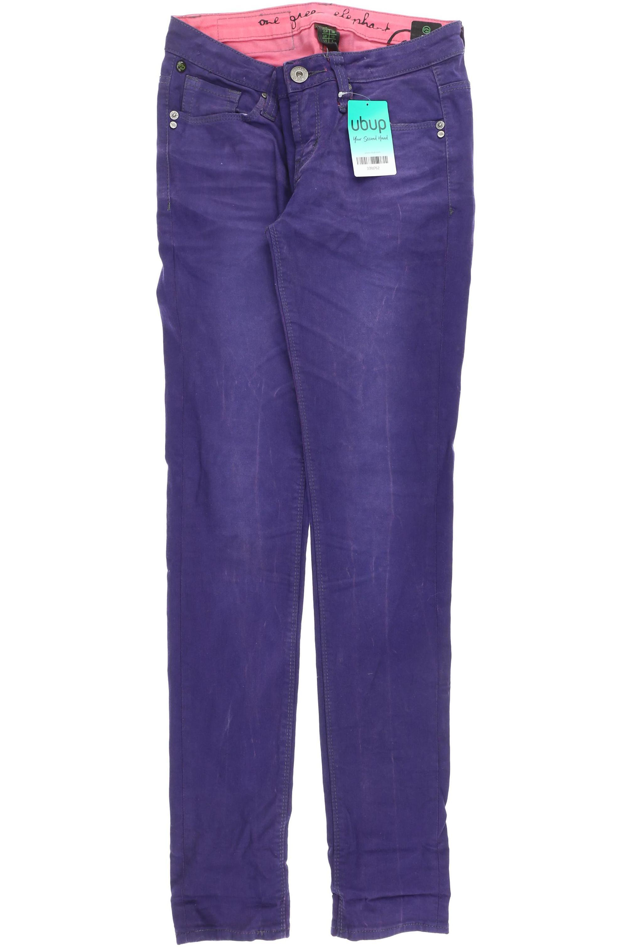 

One Green Elephant Damen Jeans, lila, Gr. 36