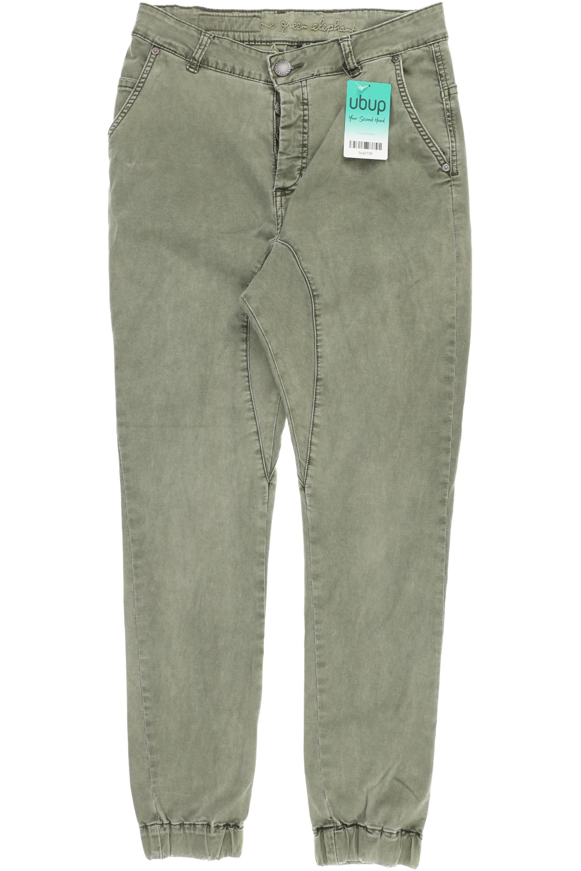 

One Green Elephant Damen Jeans, grün, Gr. 34