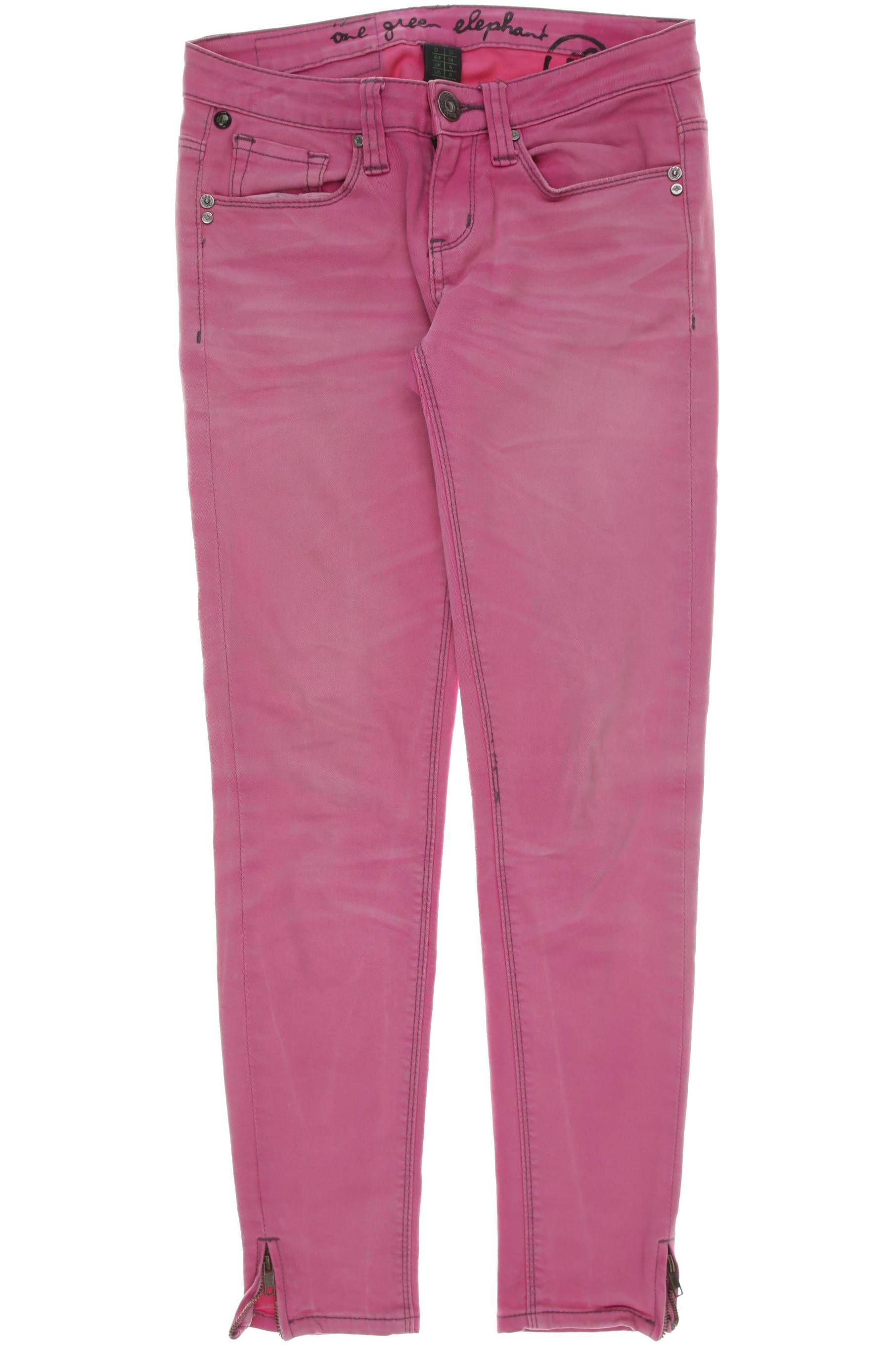 

One Green Elephant Damen Jeans, pink, Gr.