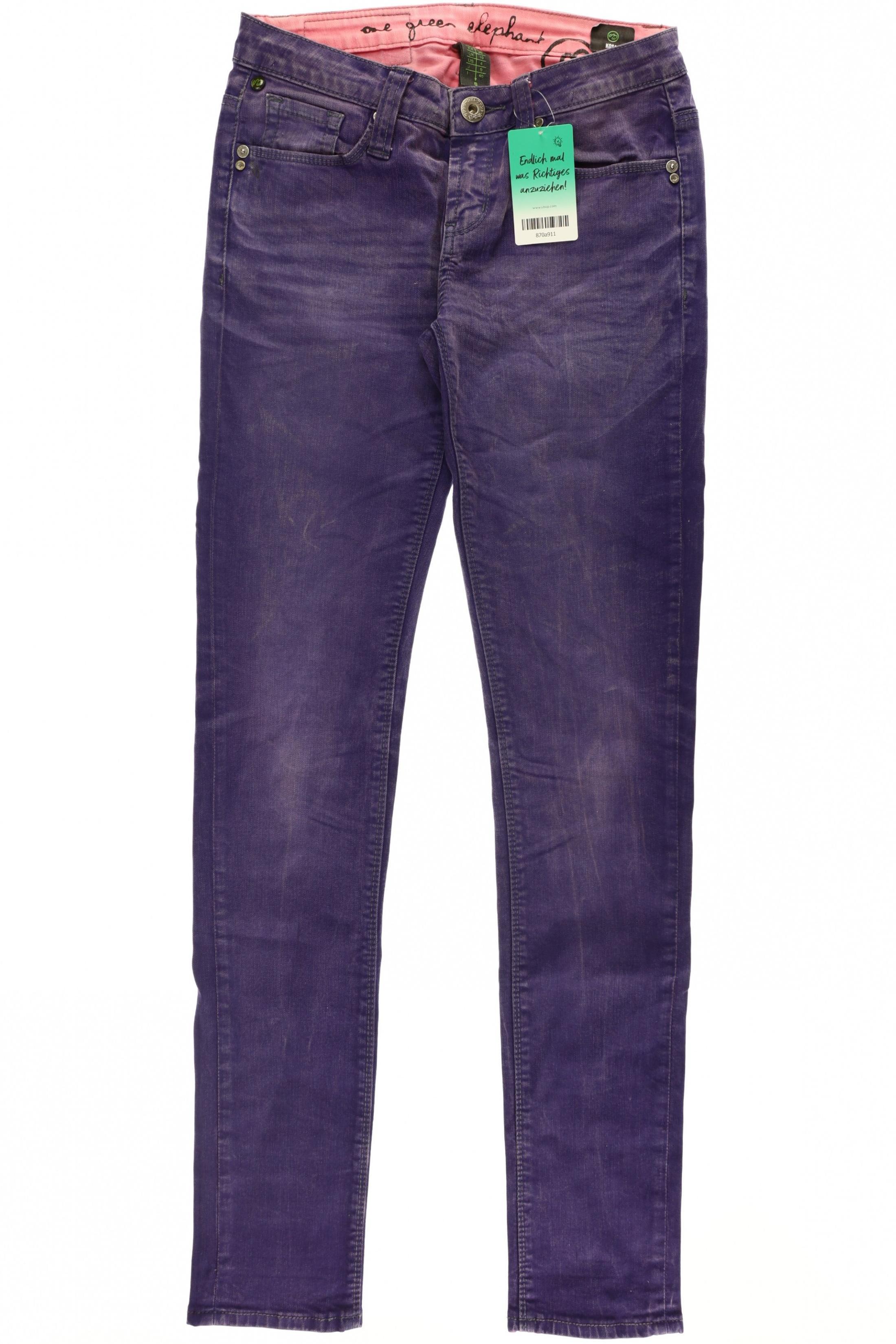 

One Green Elephant Damen Jeans, lila, Gr. 36