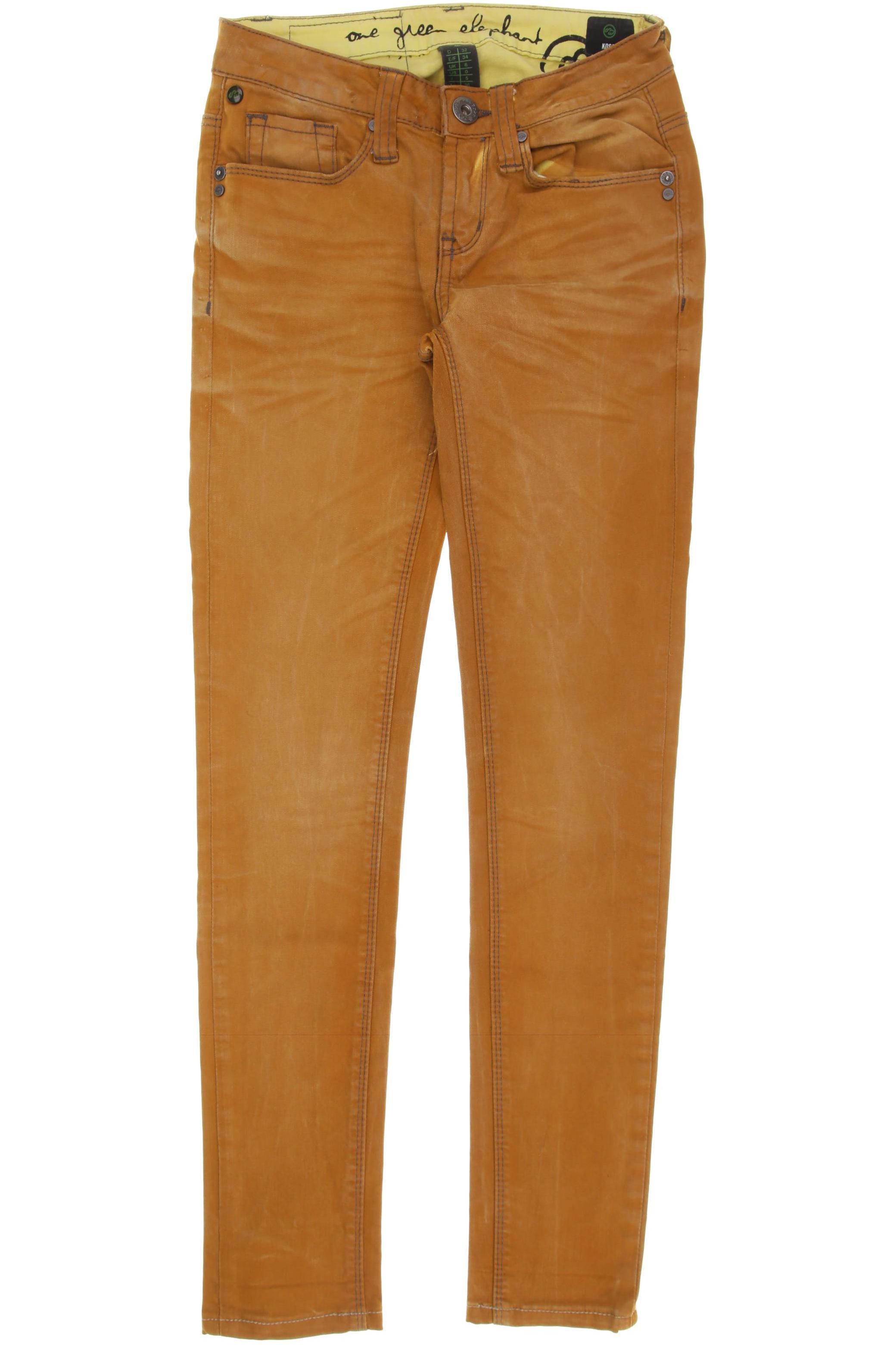

One Green Elephant Damen Jeans, orange, Gr. 32