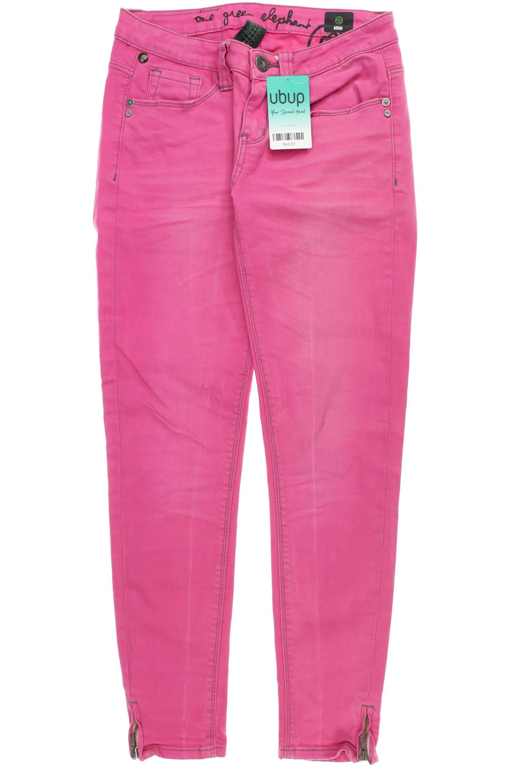 

One Green Elephant Damen Jeans, pink, Gr. 34