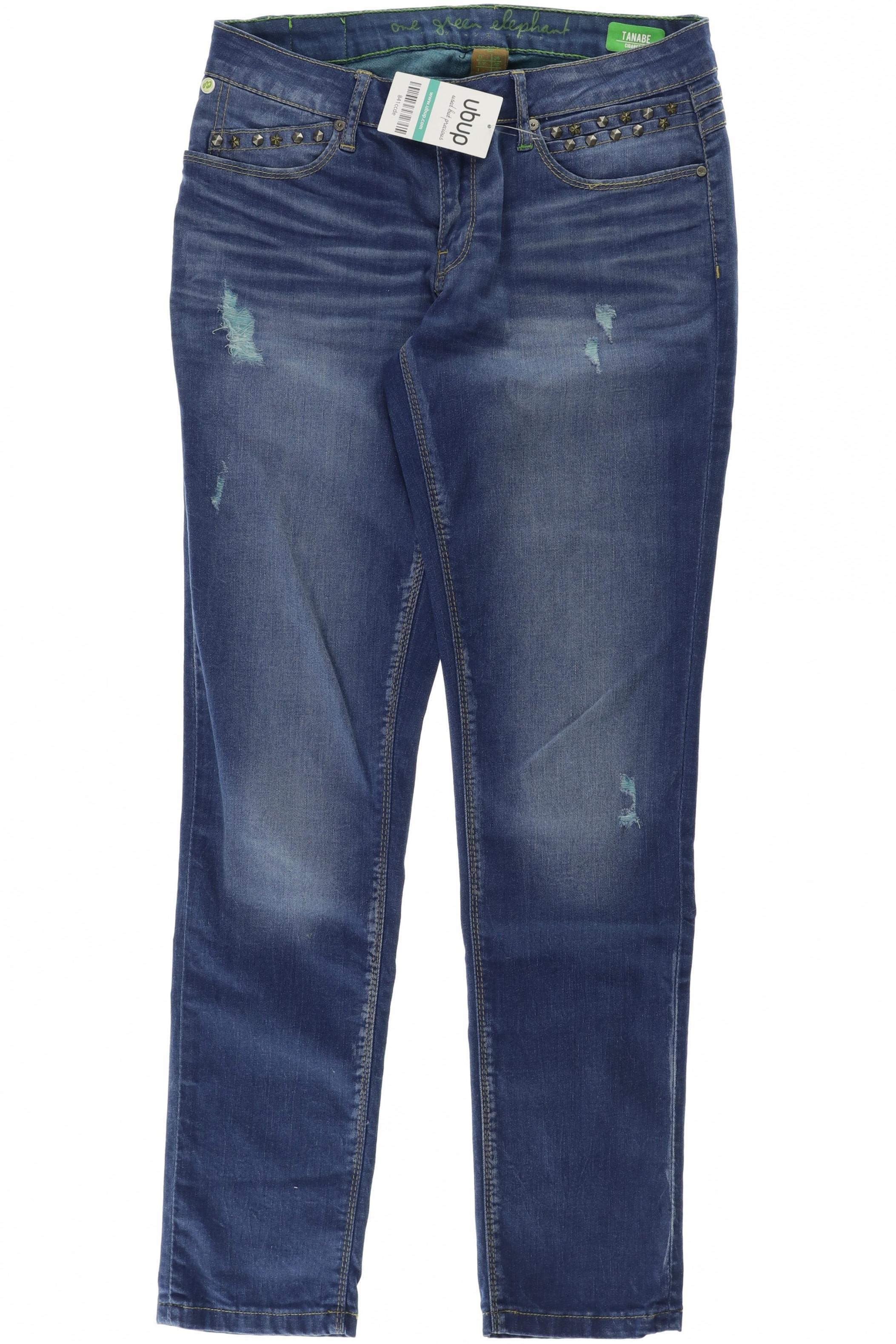 

One Green Elephant Damen Jeans, blau, Gr. 38