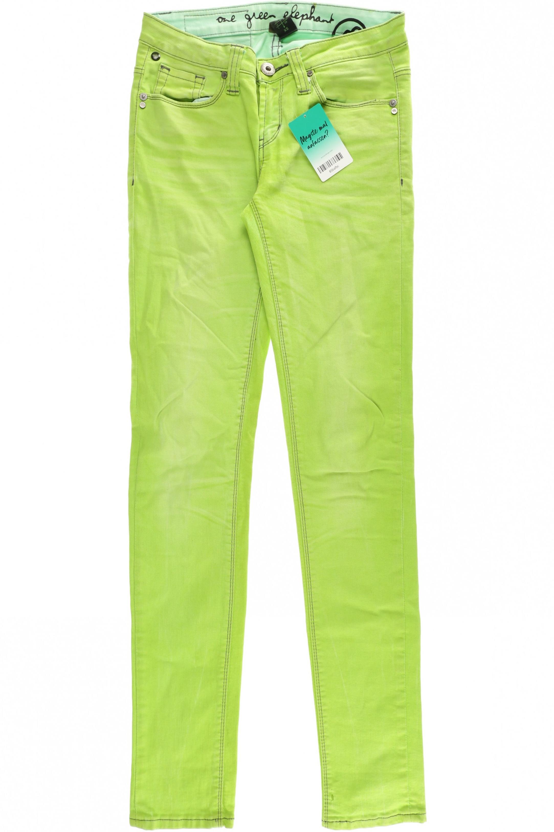 

One Green Elephant Damen Jeans, grün, Gr. 34