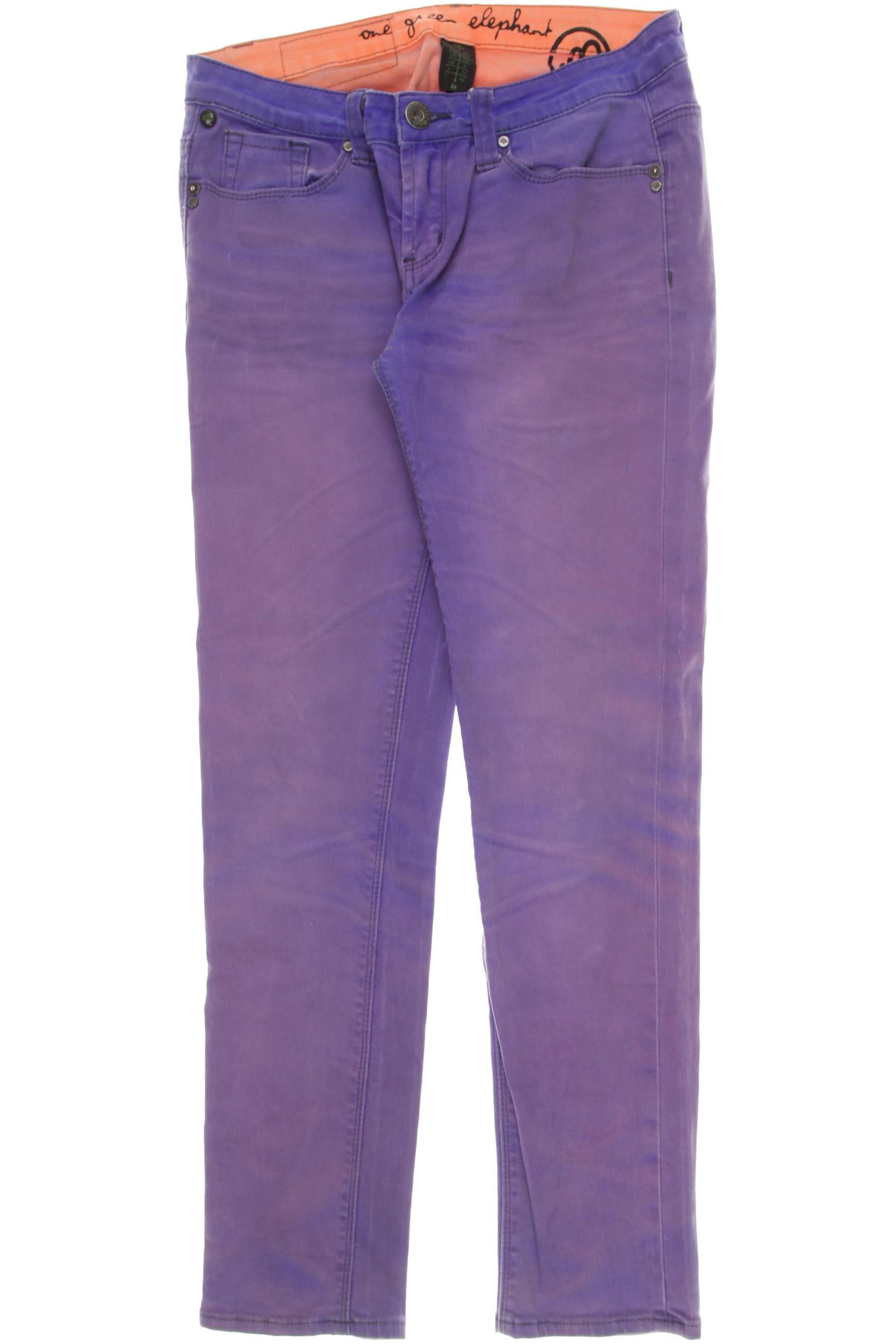 

One Green Elephant Damen Jeans, lila, Gr. 38