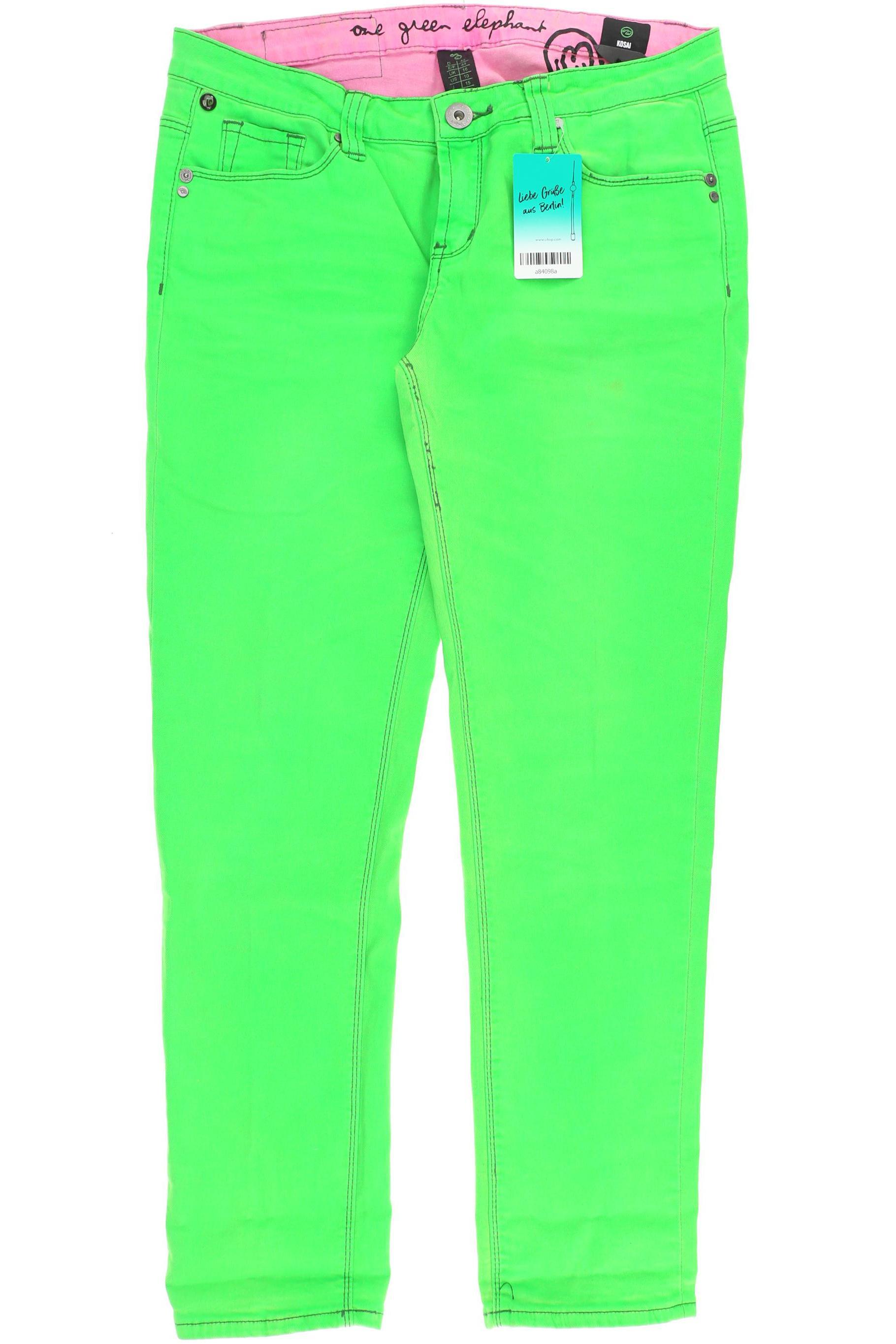 

One Green Elephant Damen Jeans, grün, Gr. 42