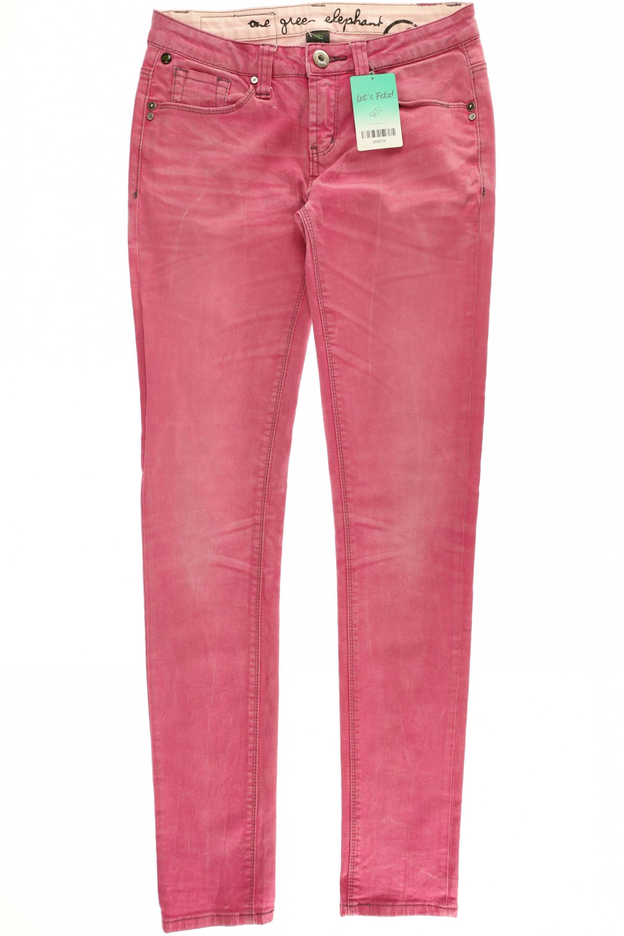 

One Green Elephant Damen Jeans, pink, Gr. 36