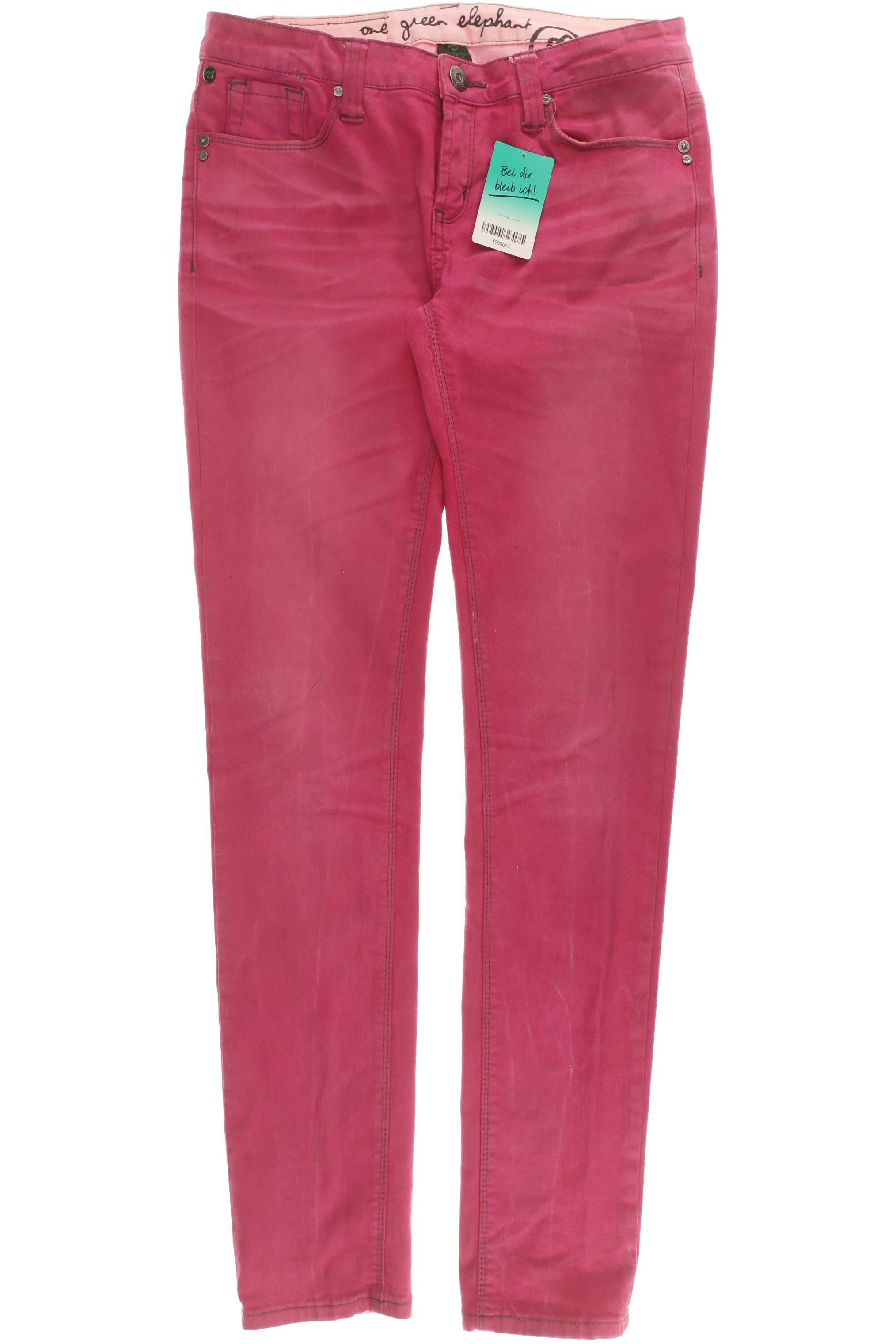 

One Green Elephant Damen Jeans, pink, Gr. 42