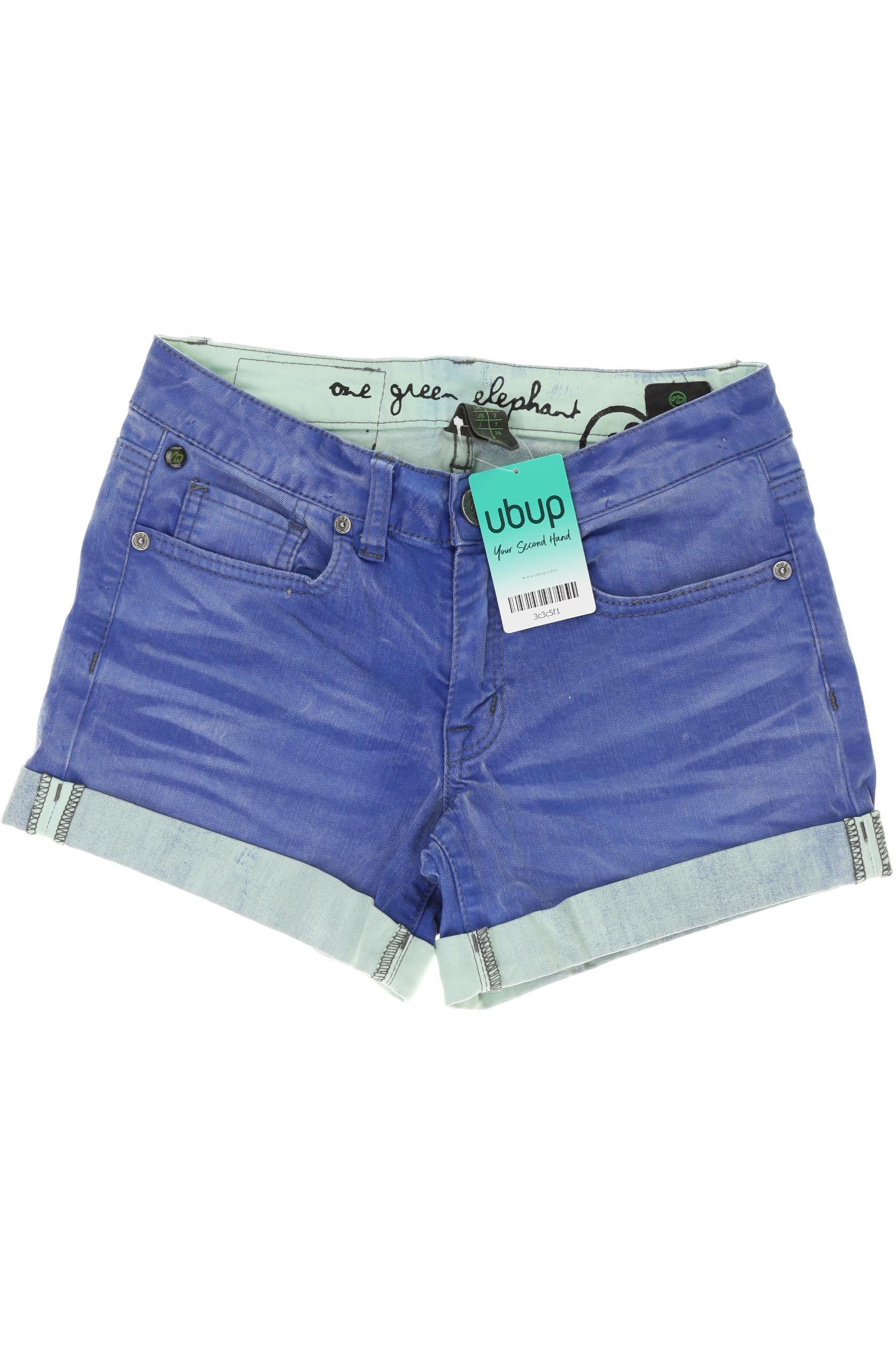 

One Green Elephant Damen Shorts, blau, Gr. 34