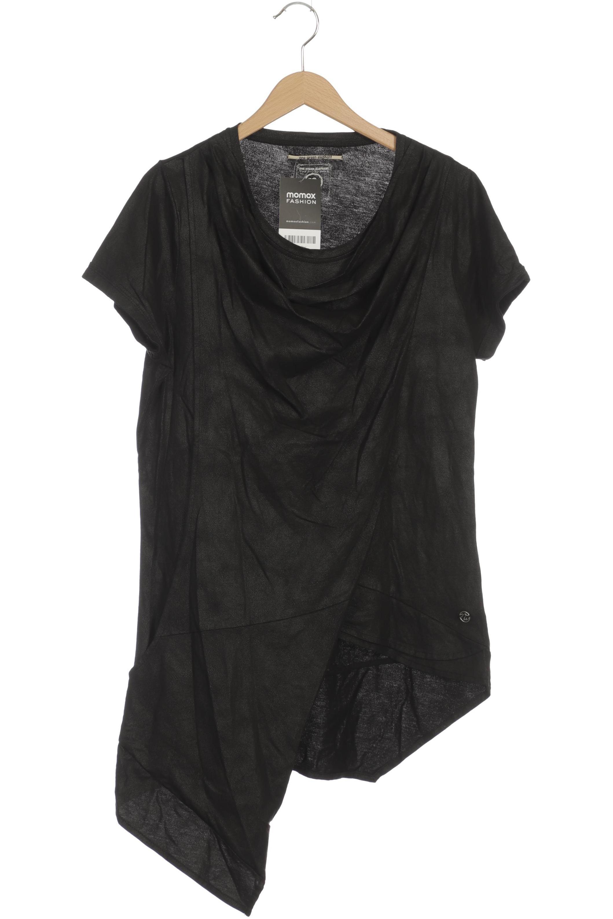 

One Green Elephant Damen T-Shirt, schwarz, Gr.