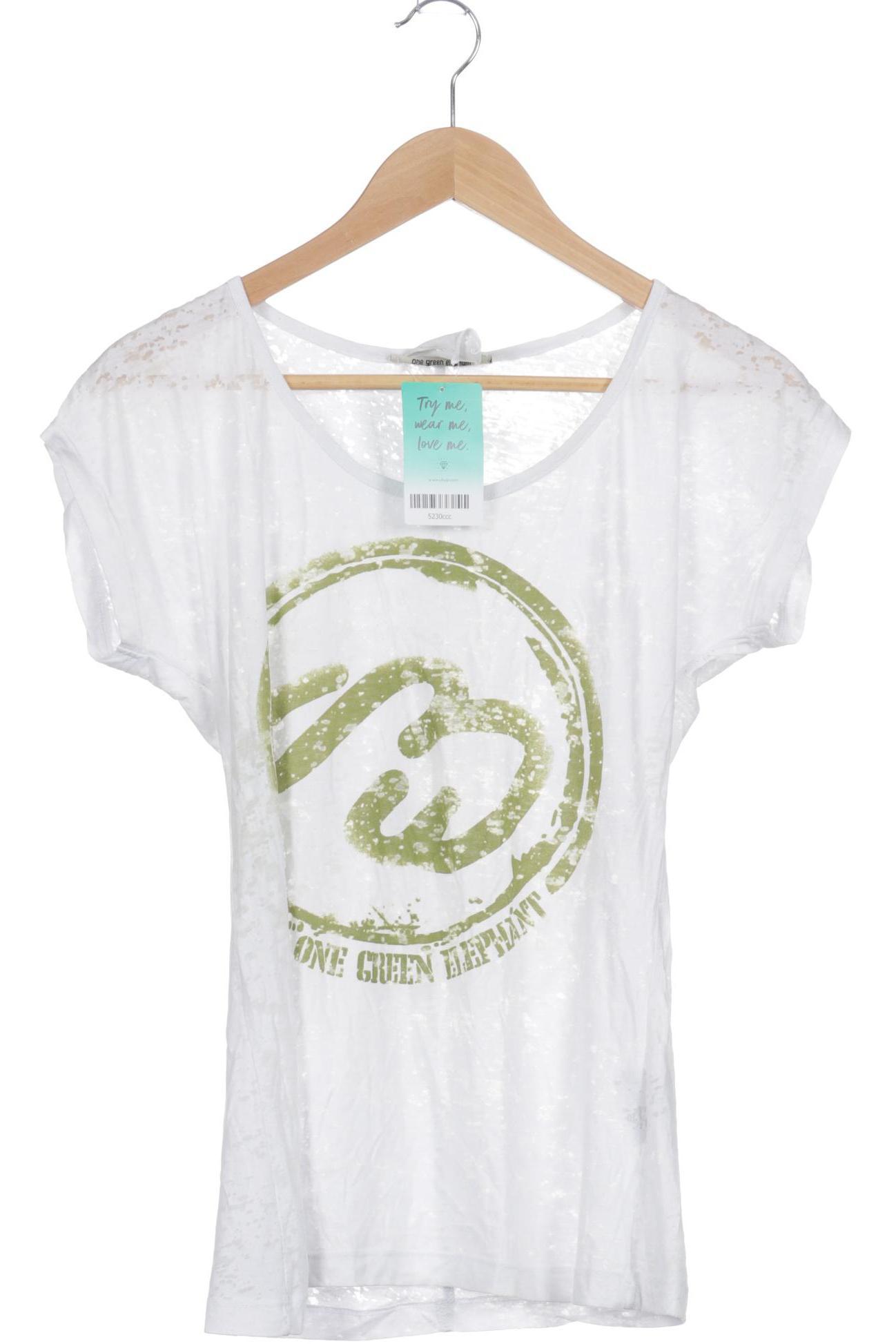 

One Green Elephant Damen T-Shirt, weiß, Gr.