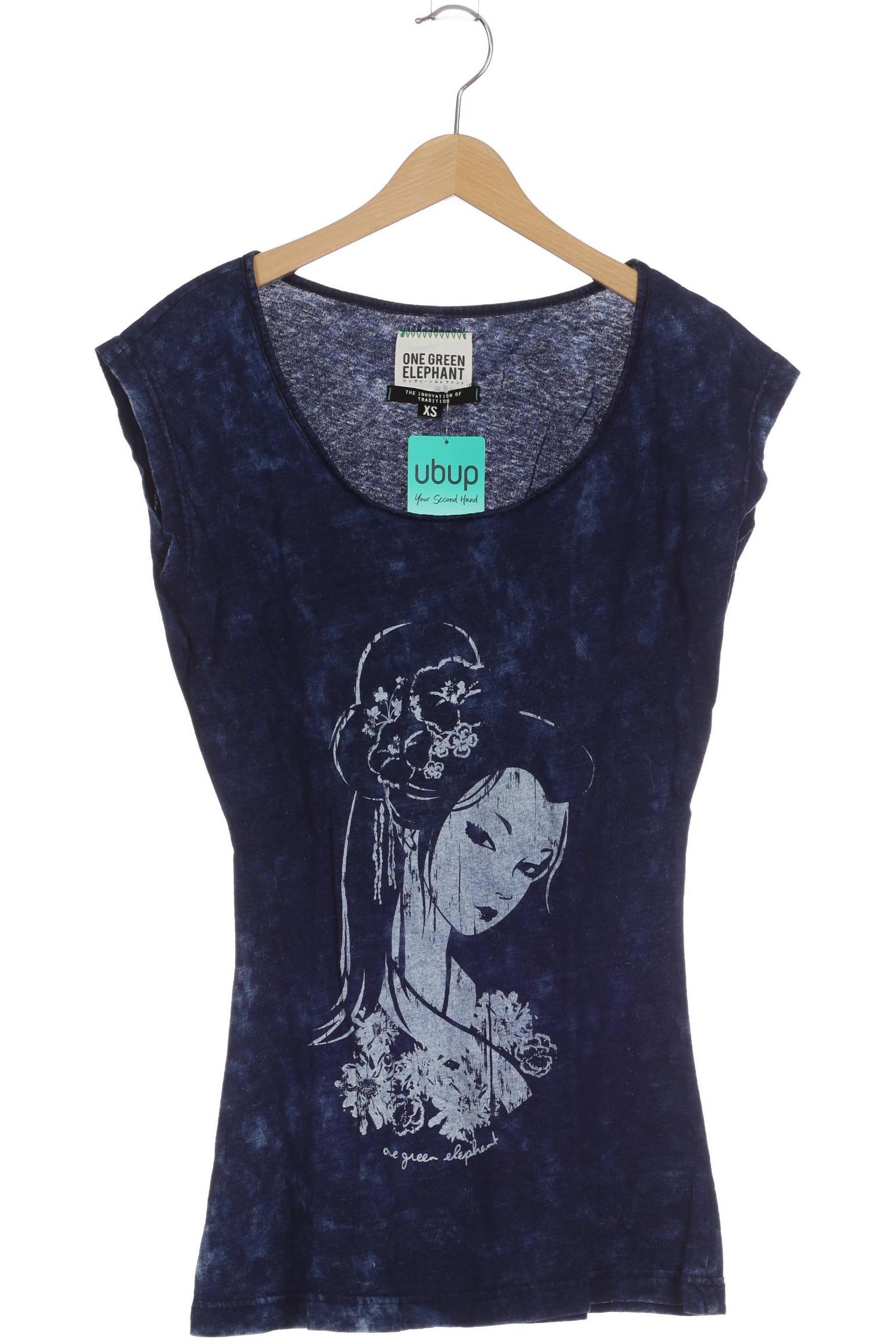 

One Green Elephant Damen T-Shirt, blau, Gr.