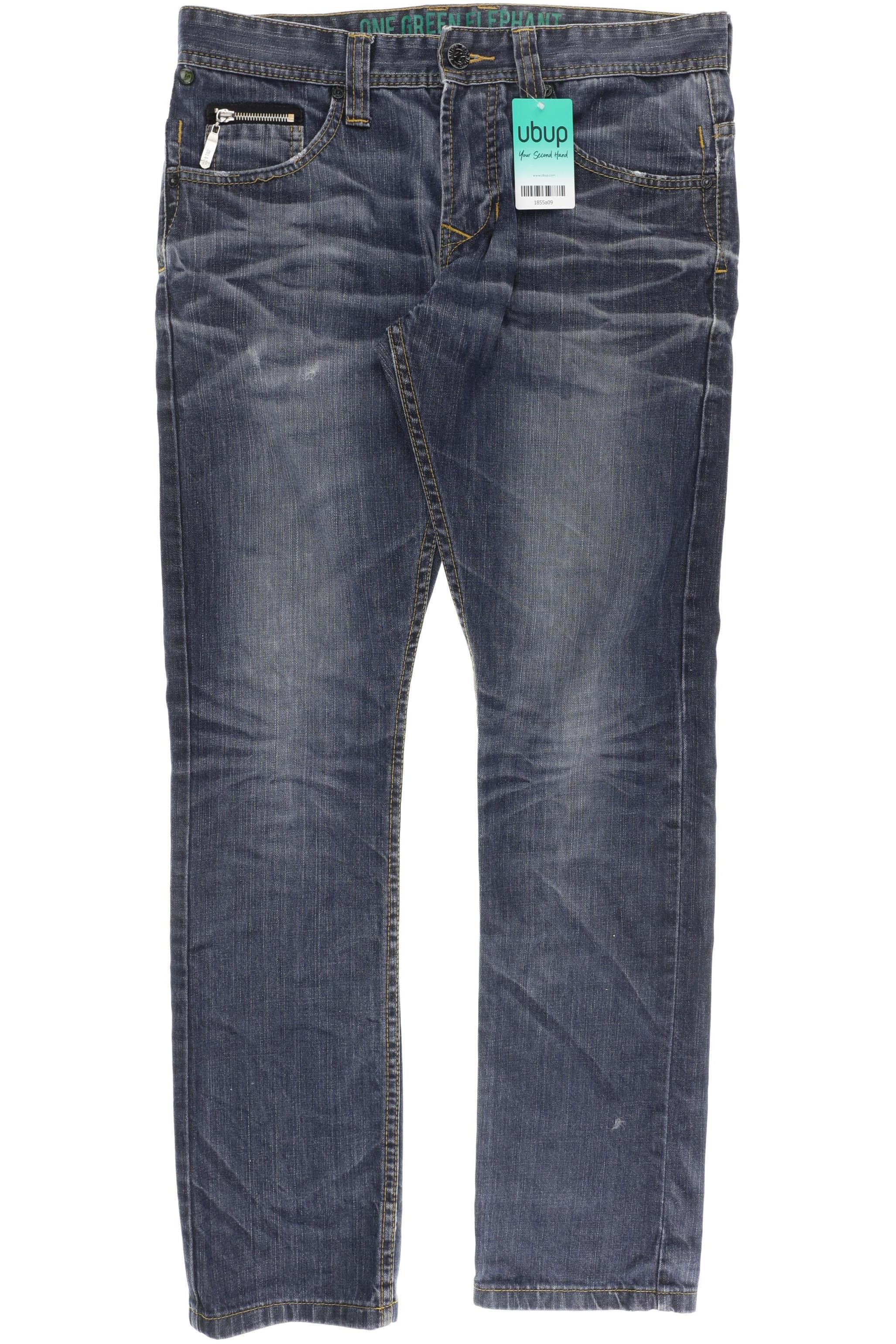 

One Green Elephant Herren Jeans, blau, Gr. 33