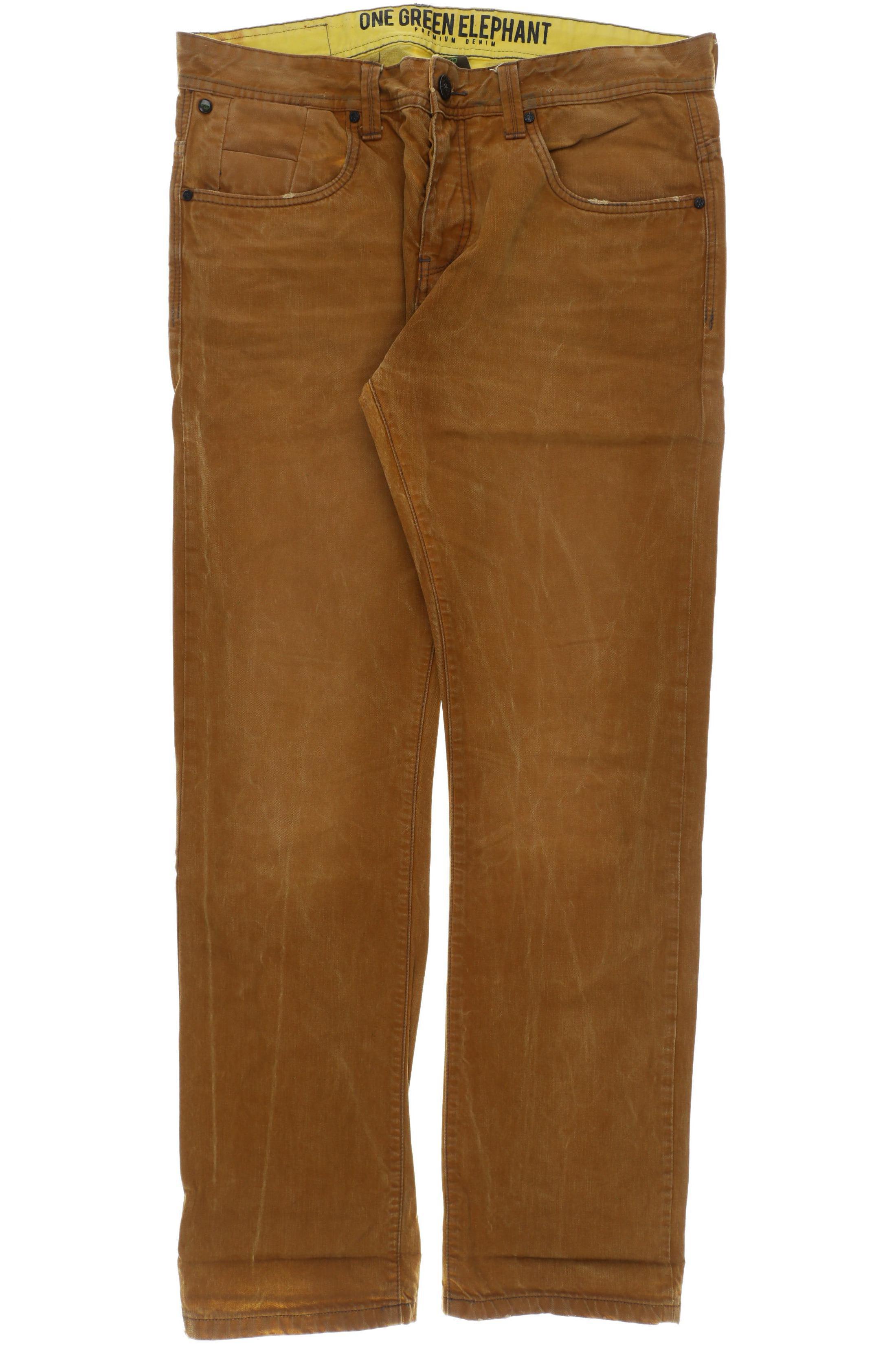 Thumbnail - One Green Elephant Herren Jeans, orange, Gr. 36