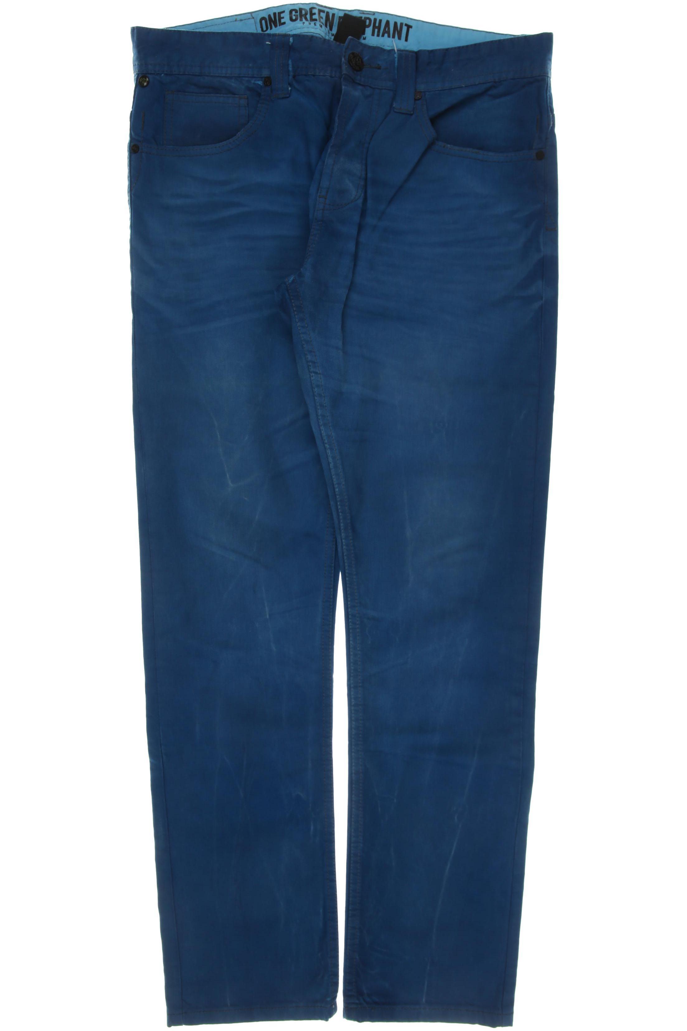 Thumbnail - One Green Elephant Herren Jeans, türkis, Gr. 34