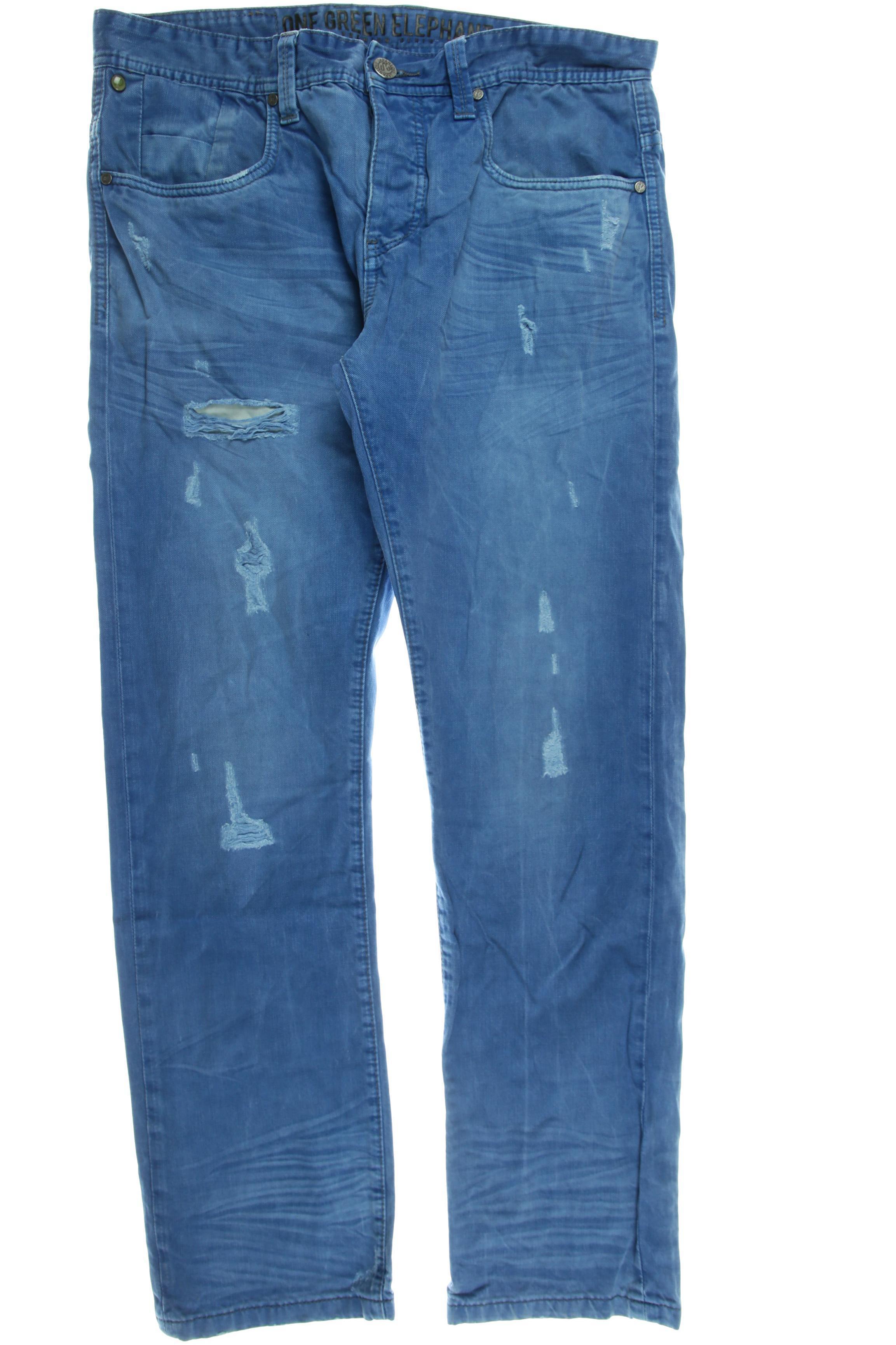 

One Green Elephant Herren Jeans, blau, Gr. 34