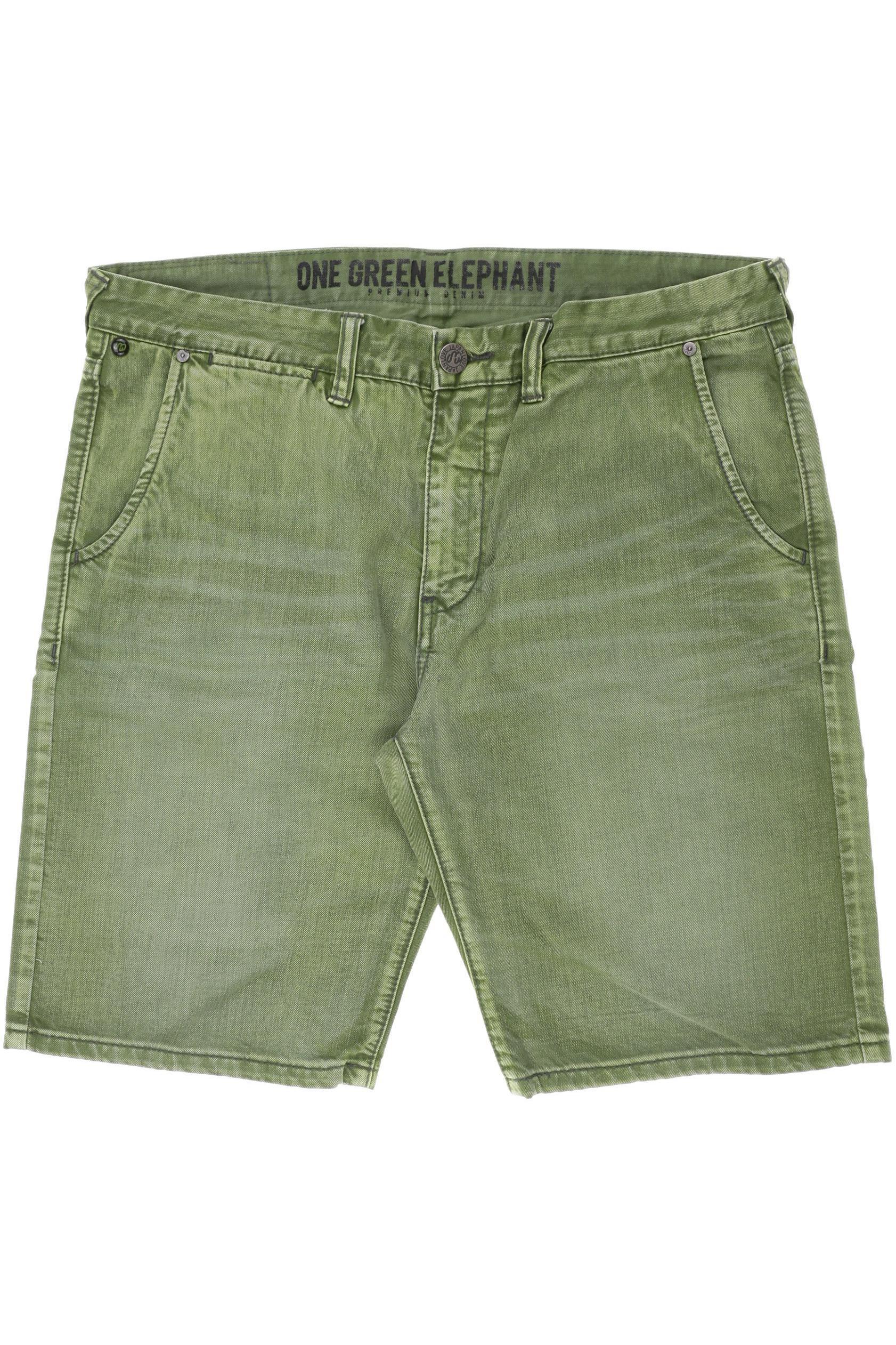 Thumbnail - One Green Elephant Herren Shorts, grün, Gr. 34
