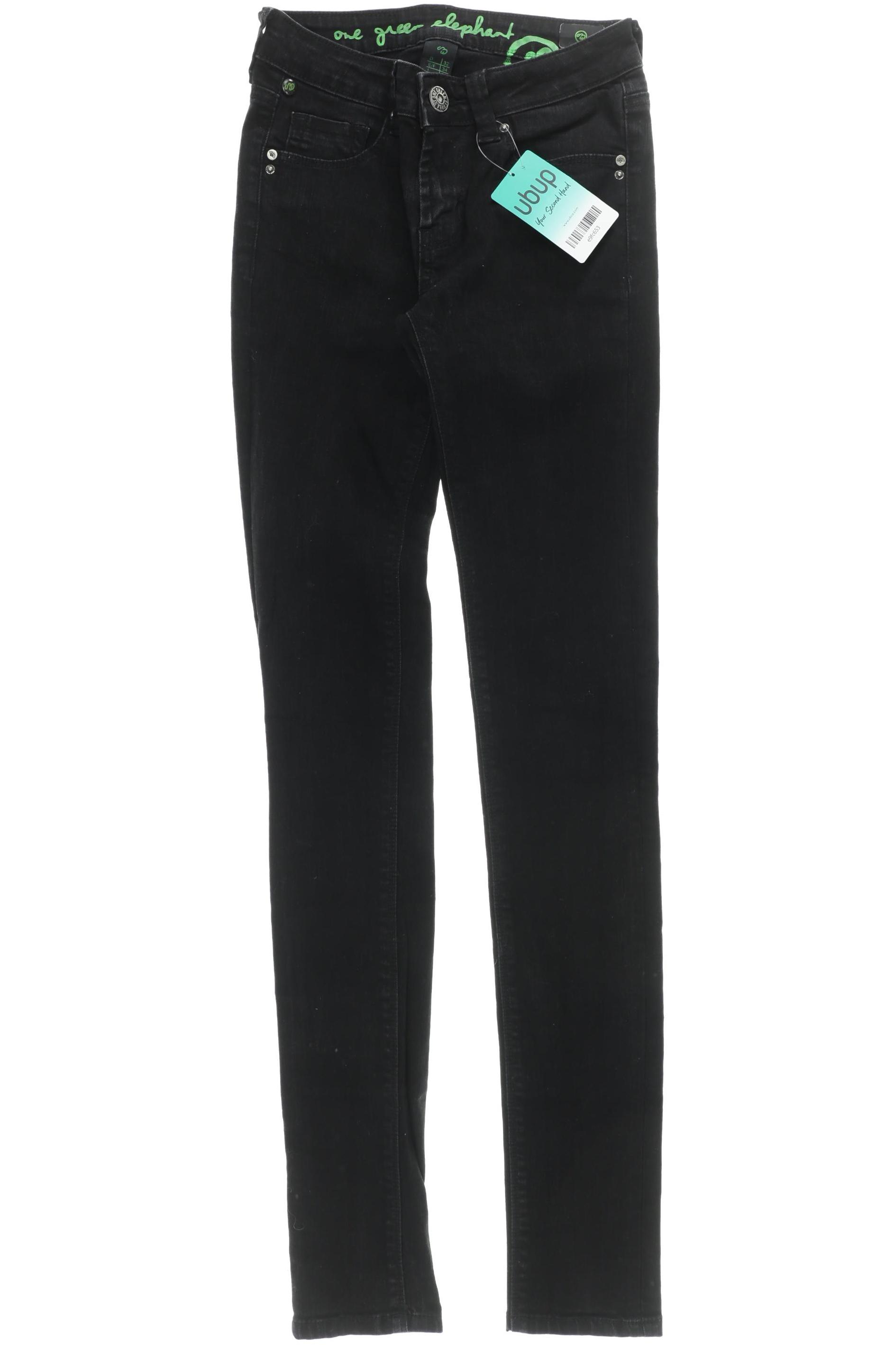 

One Green Elephant Damen Jeans, schwarz, Gr. 32