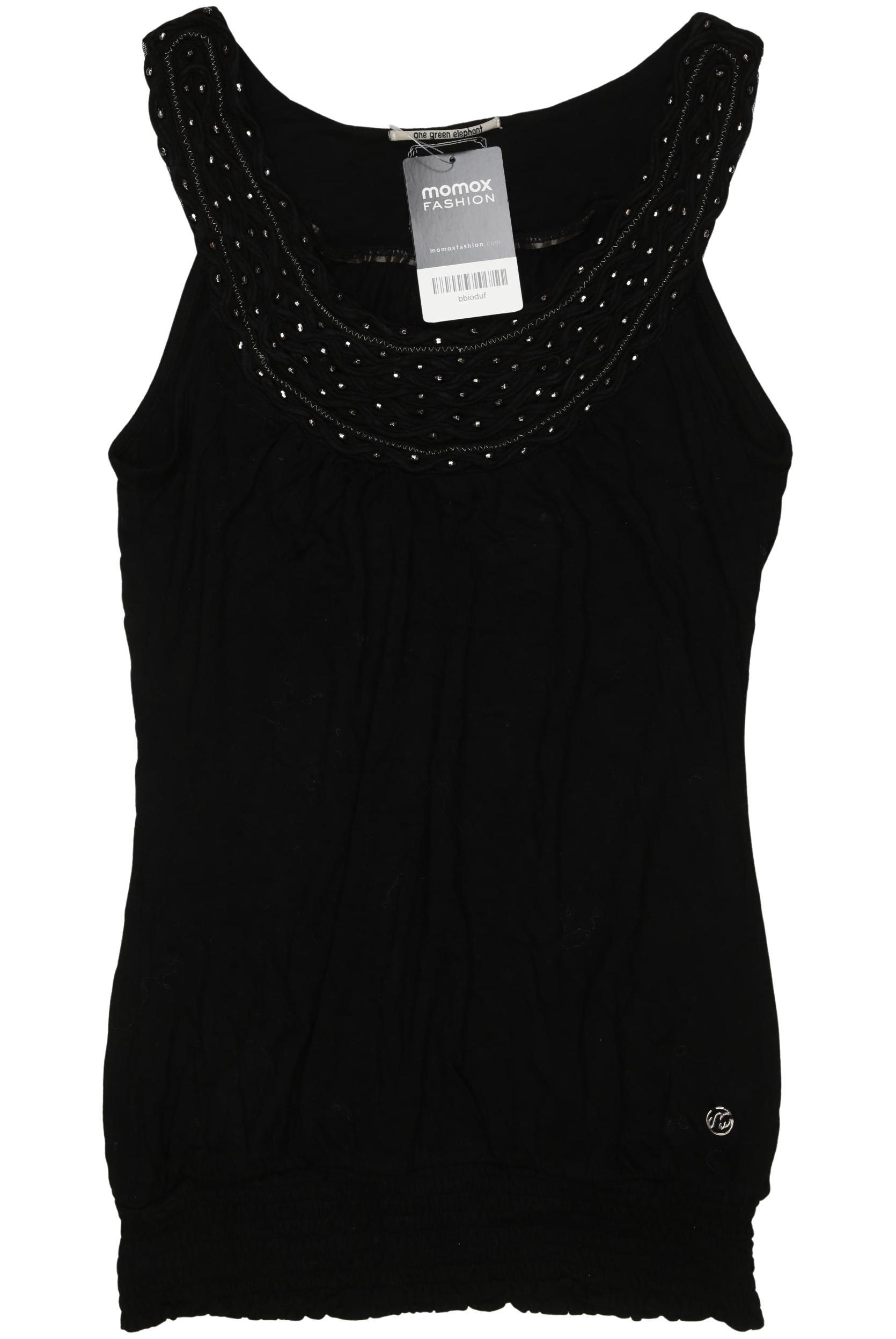

One Green Elephant Damen Top, schwarz, Gr. 36