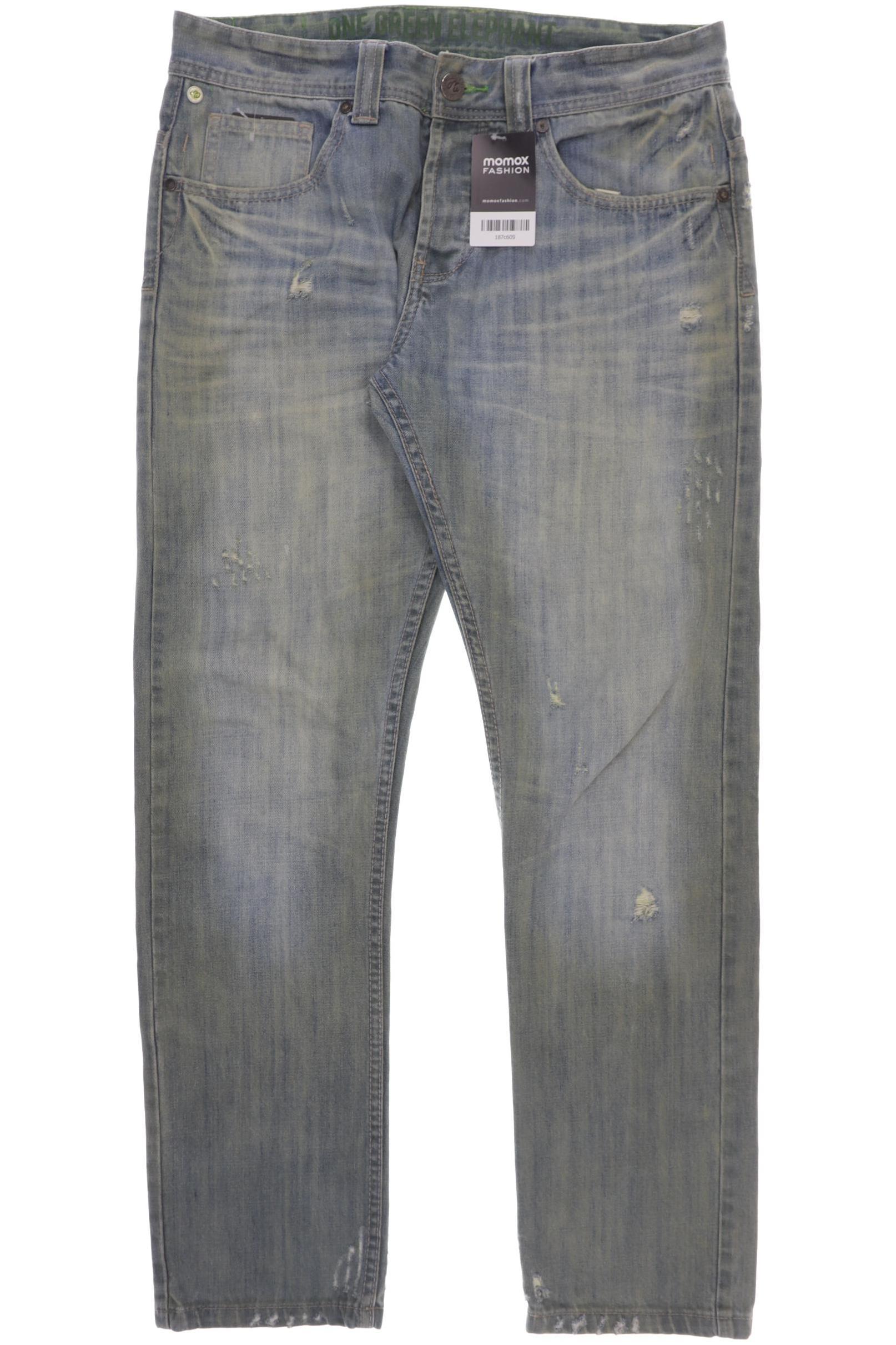 

One Green Elephant Herren Jeans, blau, Gr. 33