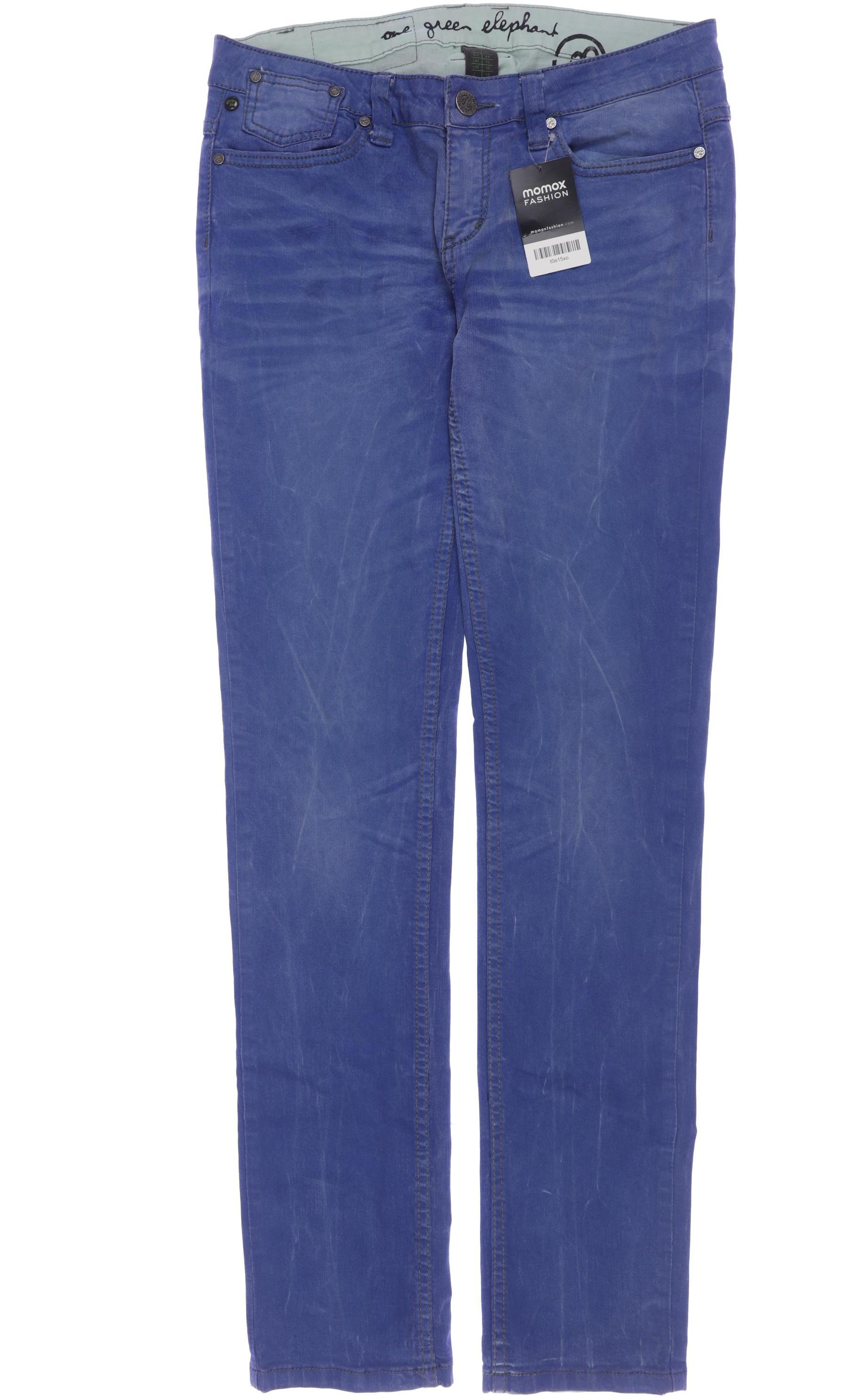 

One Green Elephant Damen Jeans, blau, Gr. 42