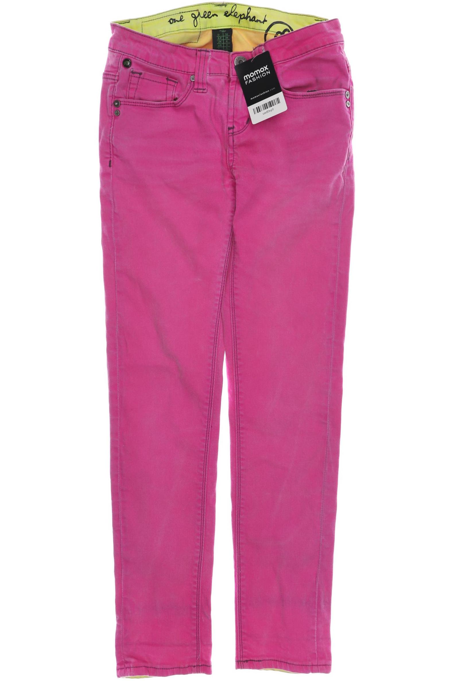

One Green Elephant Damen Jeans, pink, Gr. 32