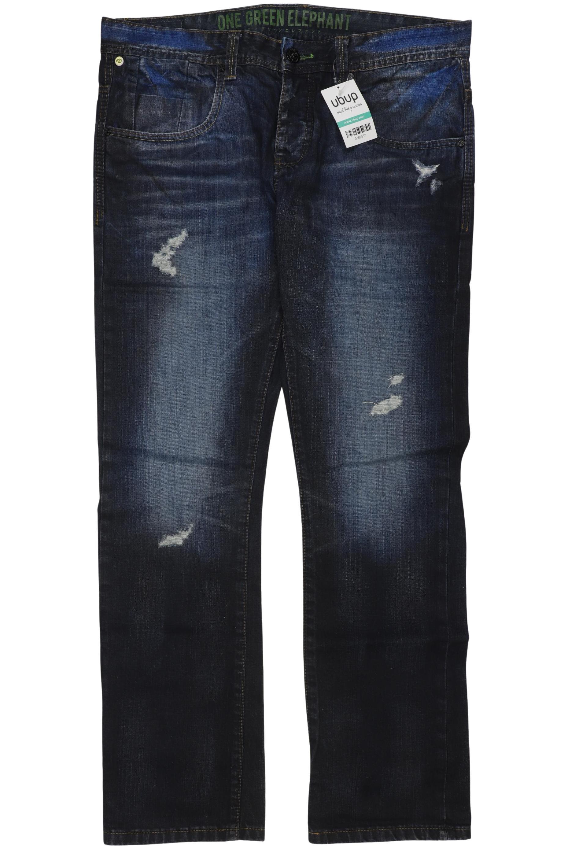 

One Green Elephant Damen Jeans, marineblau, Gr. 36