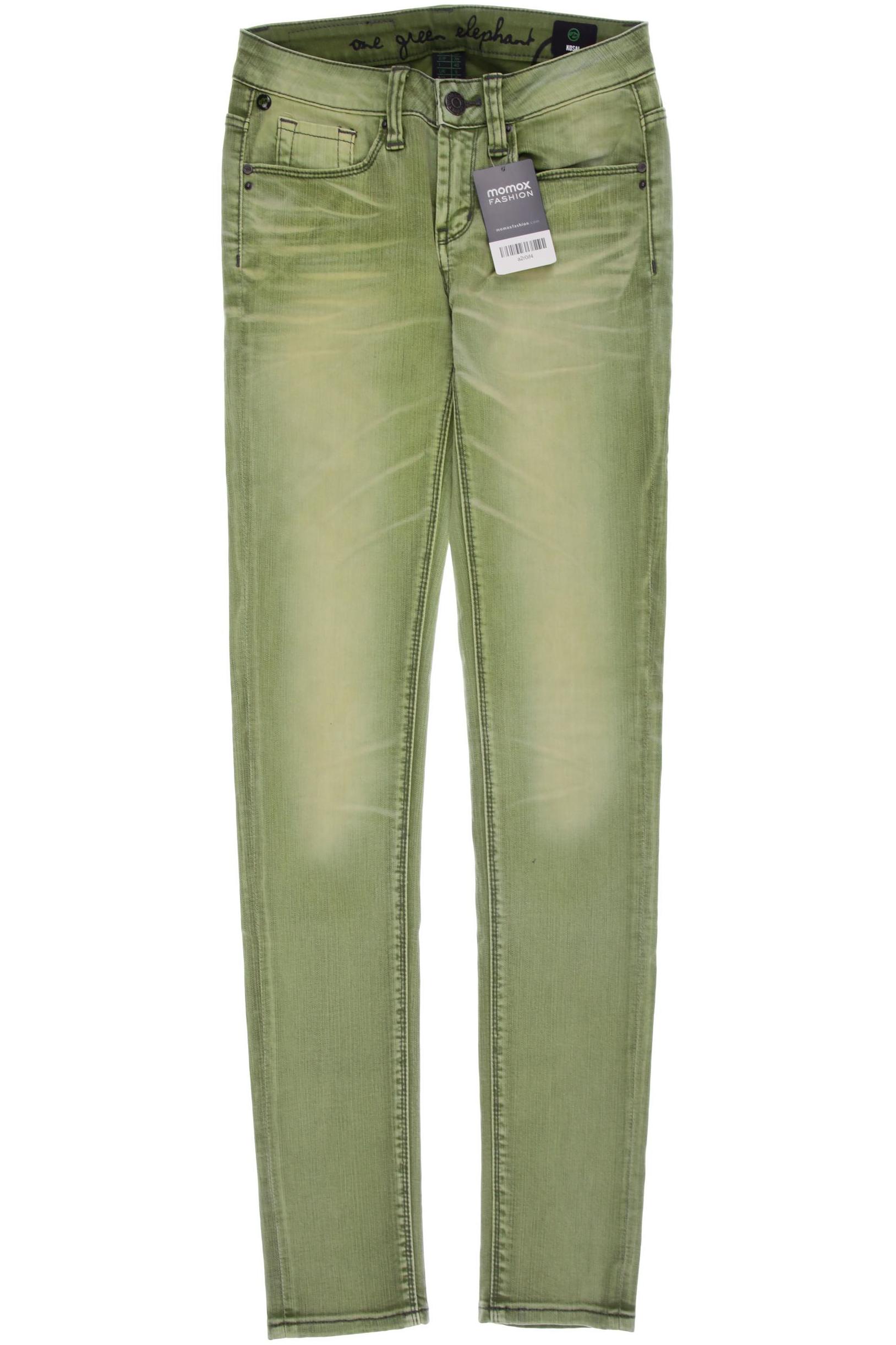 

One Green Elephant Damen Jeans, hellgrün