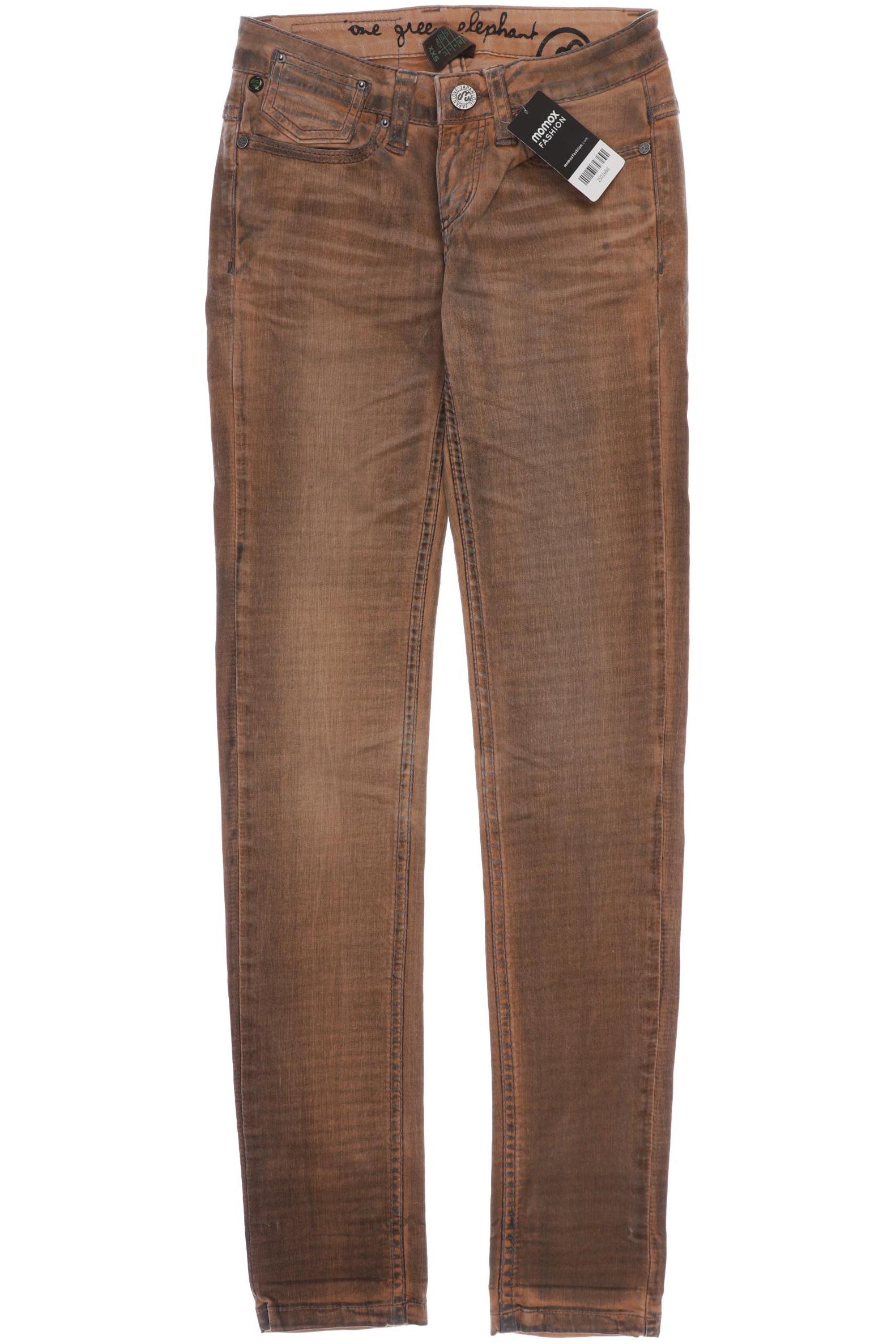 

One Green Elephant Damen Jeans, orange