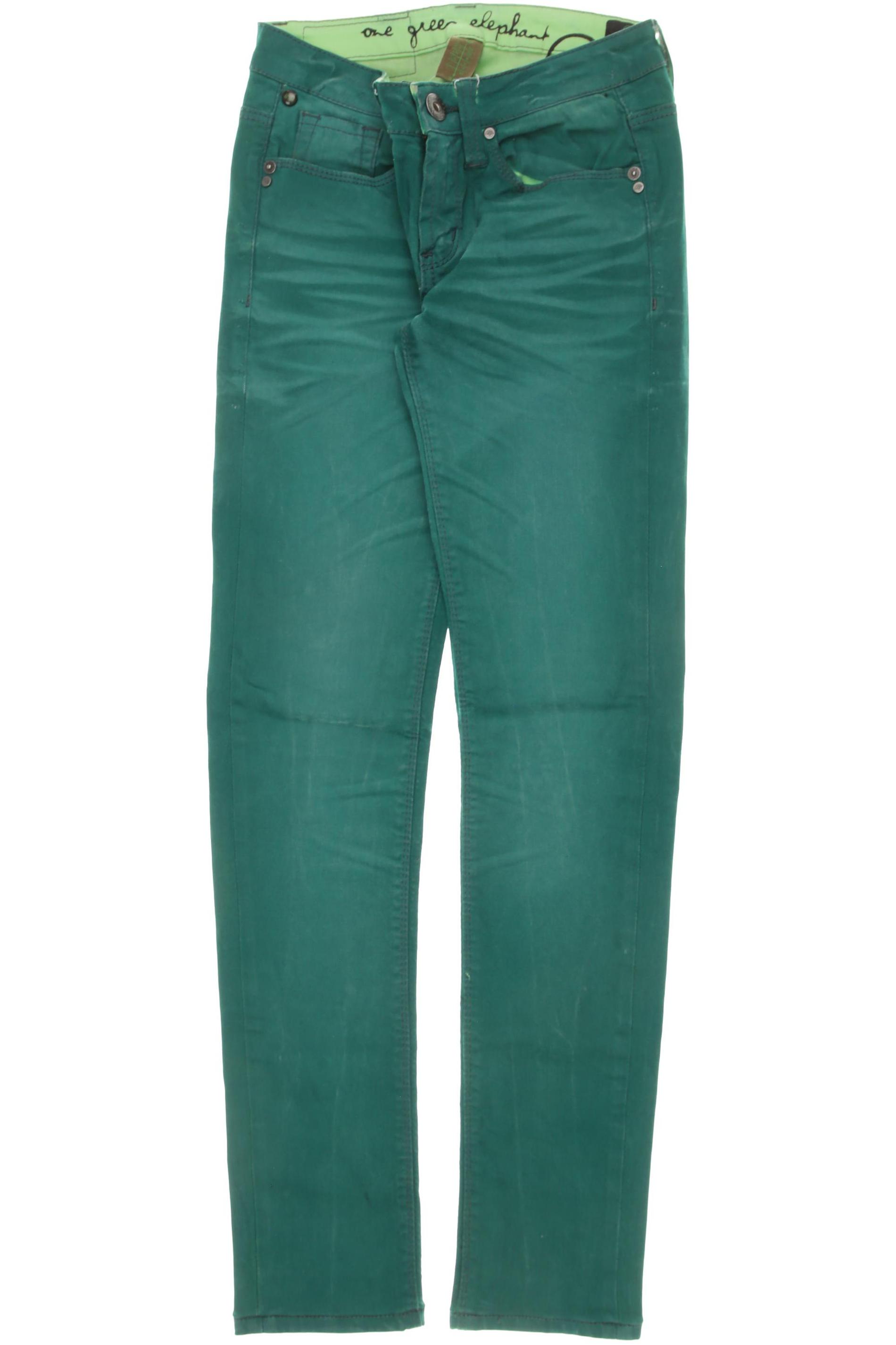 

One Green Elephant Damen Jeans, grün, Gr. 34