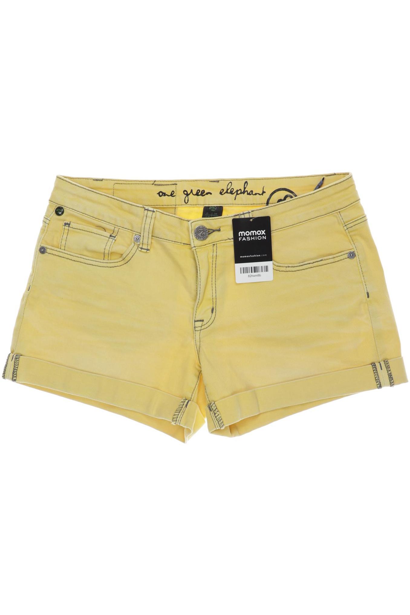 

One Green Elephant Damen Shorts, gelb, Gr. 38