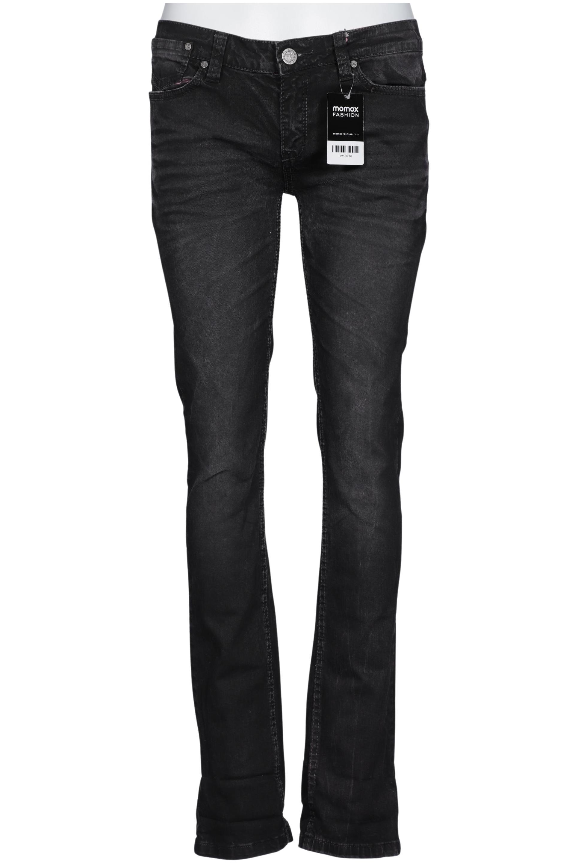 

One Green Elephant Damen Jeans, schwarz, Gr. 42