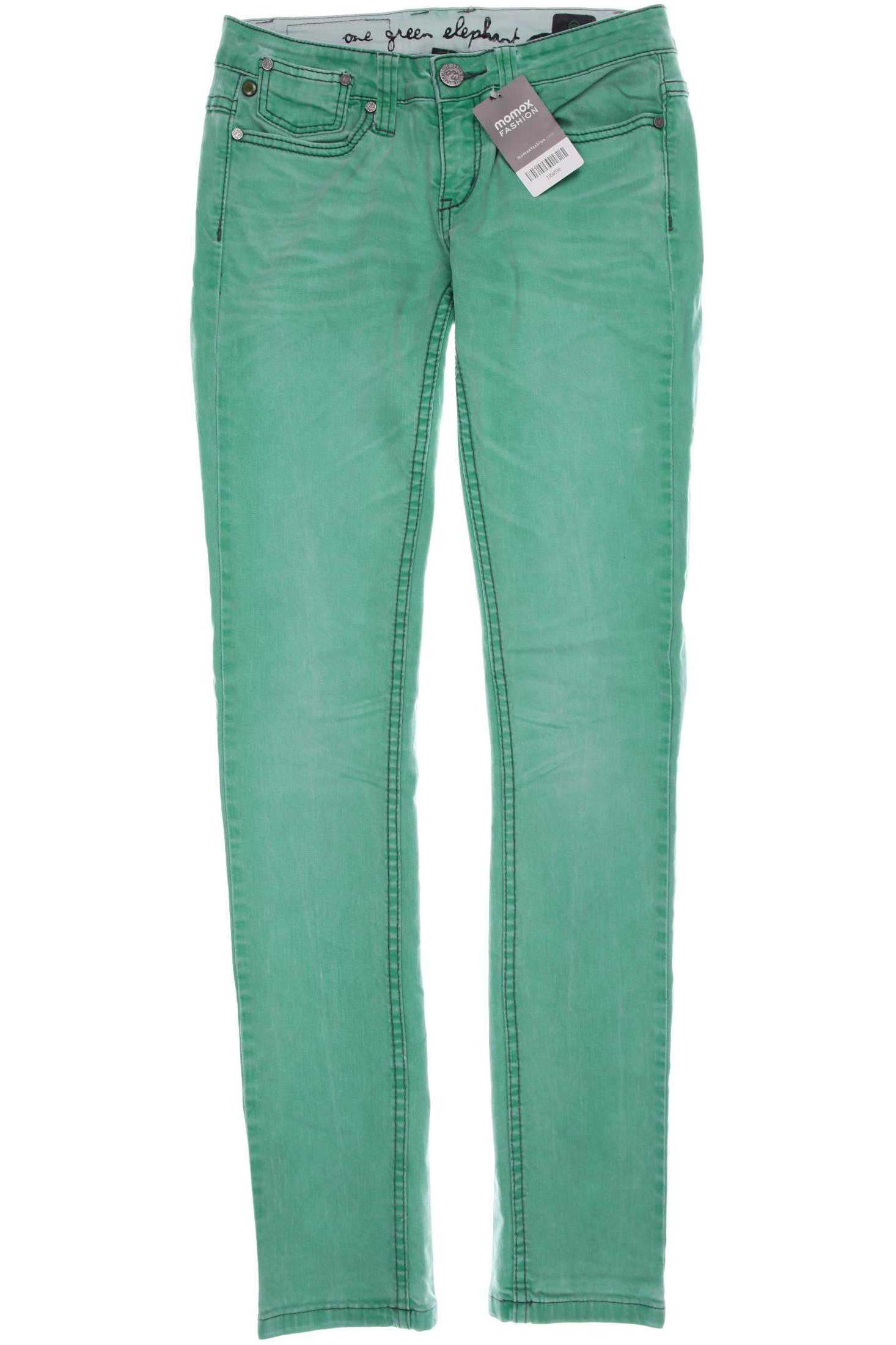 

One Green Elephant Damen Jeans, grün, Gr. 36