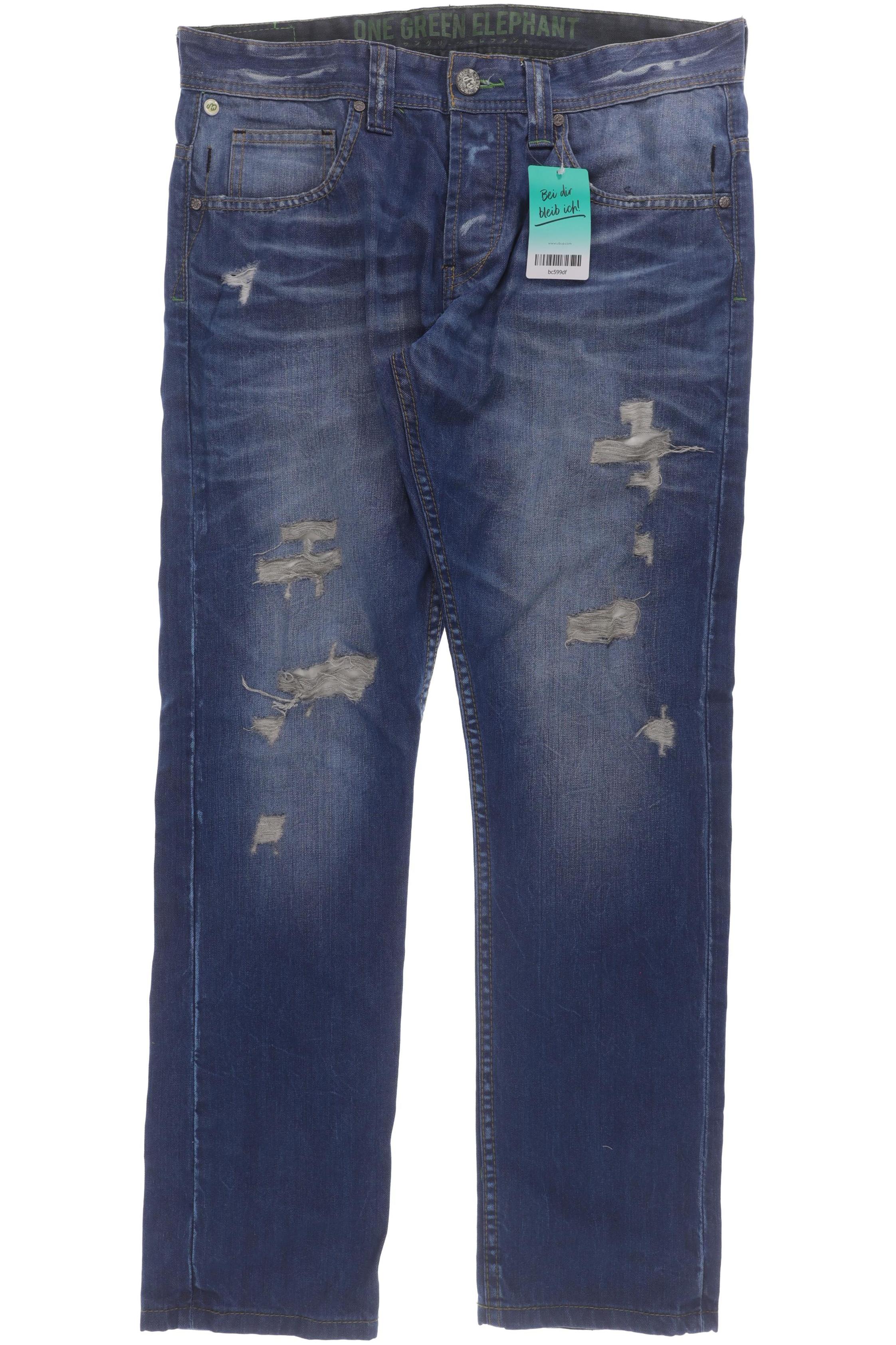 

One Green Elephant Herren Jeans, blau, Gr. 34