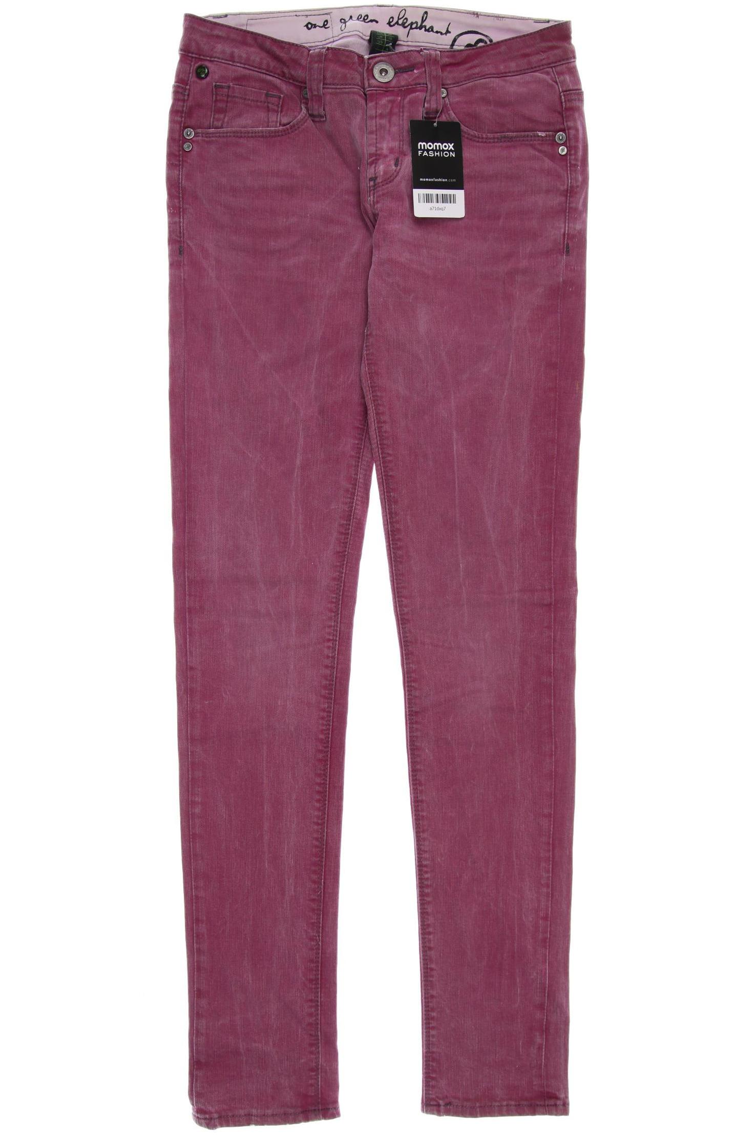 

One Green Elephant Damen Jeans, pink, Gr. 36