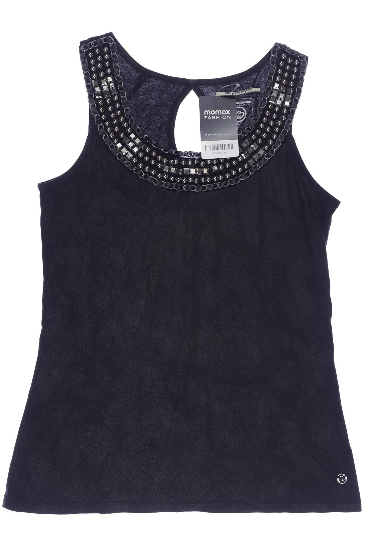 

One Green Elephant Damen Top, schwarz, Gr. 36