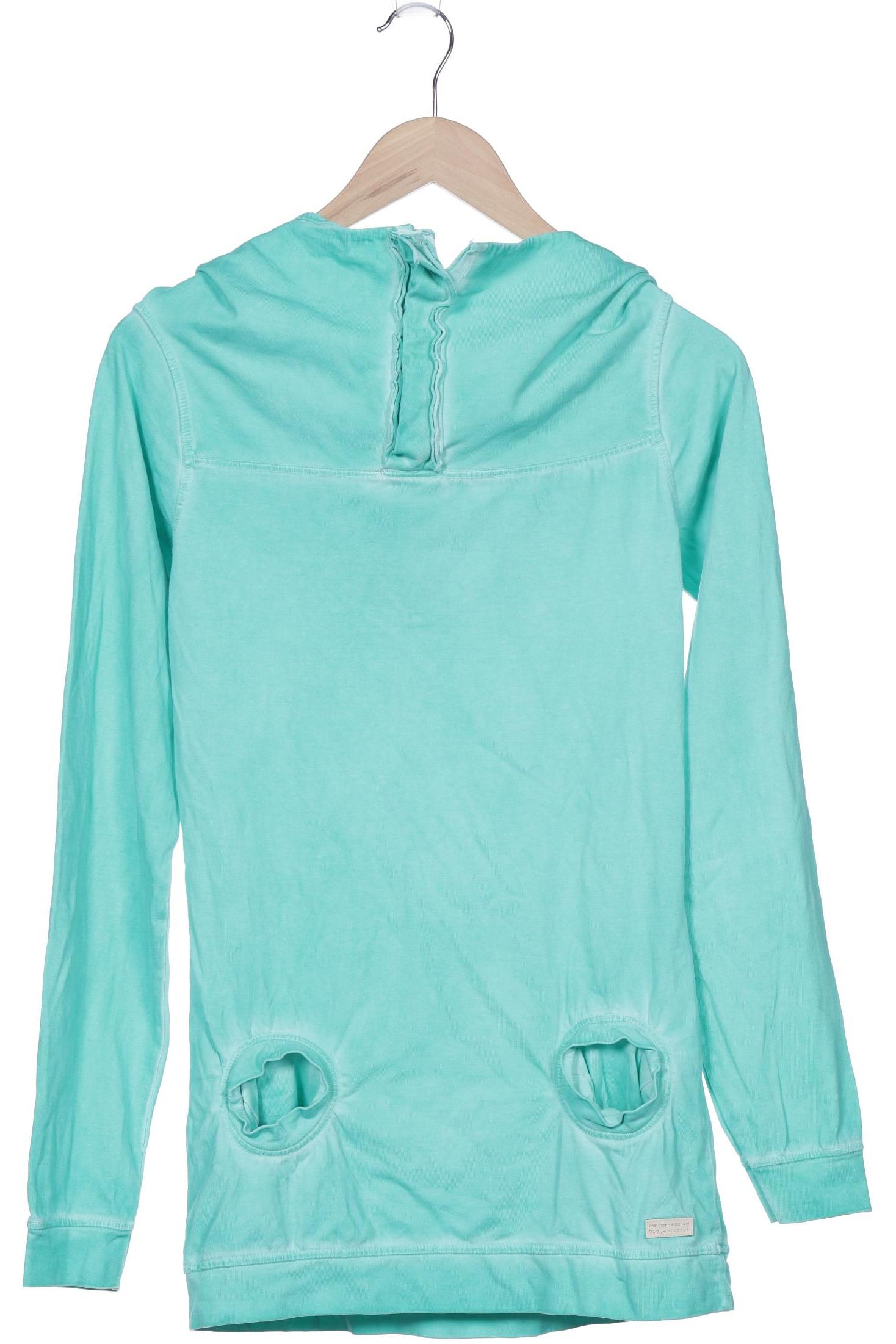 

One Green Elephant Damen Kapuzenpullover, türkis, Gr. 34