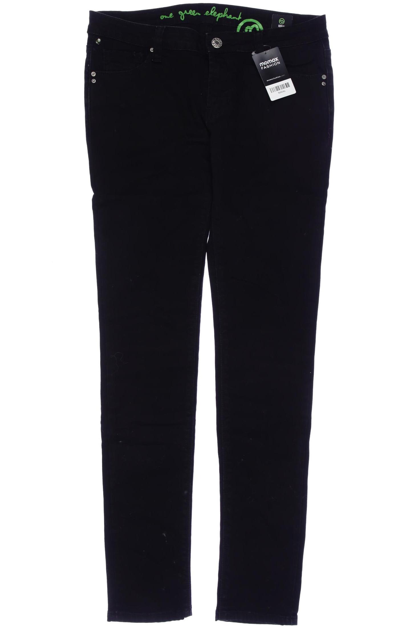 

One Green Elephant Damen Jeans, schwarz, Gr. 31