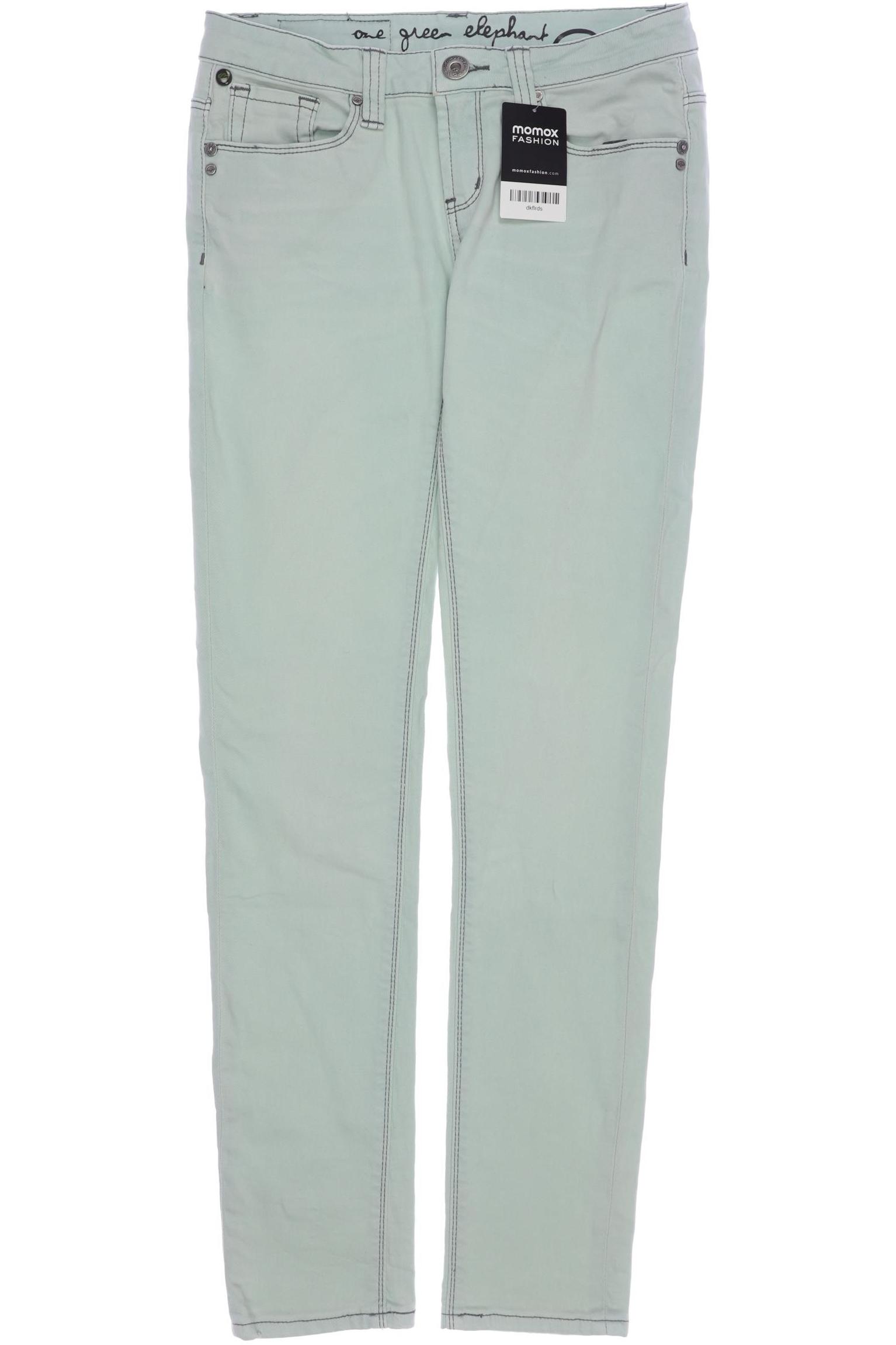 

One Green Elephant Damen Jeans, hellgrün, Gr. 36