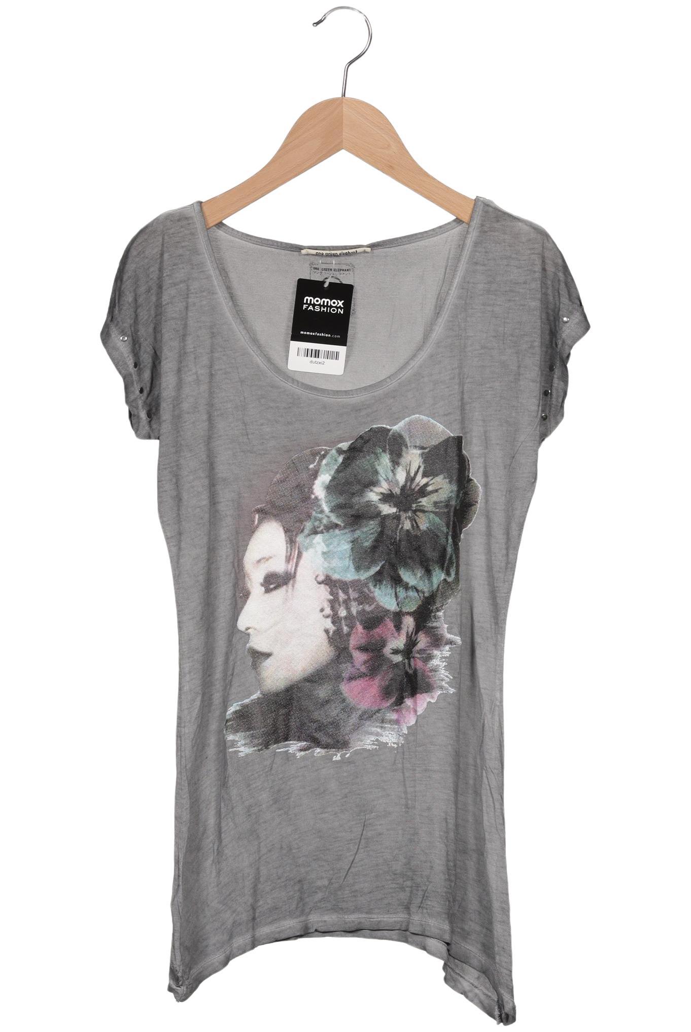 

One Green Elephant Damen T-Shirt, grau, Gr. 36