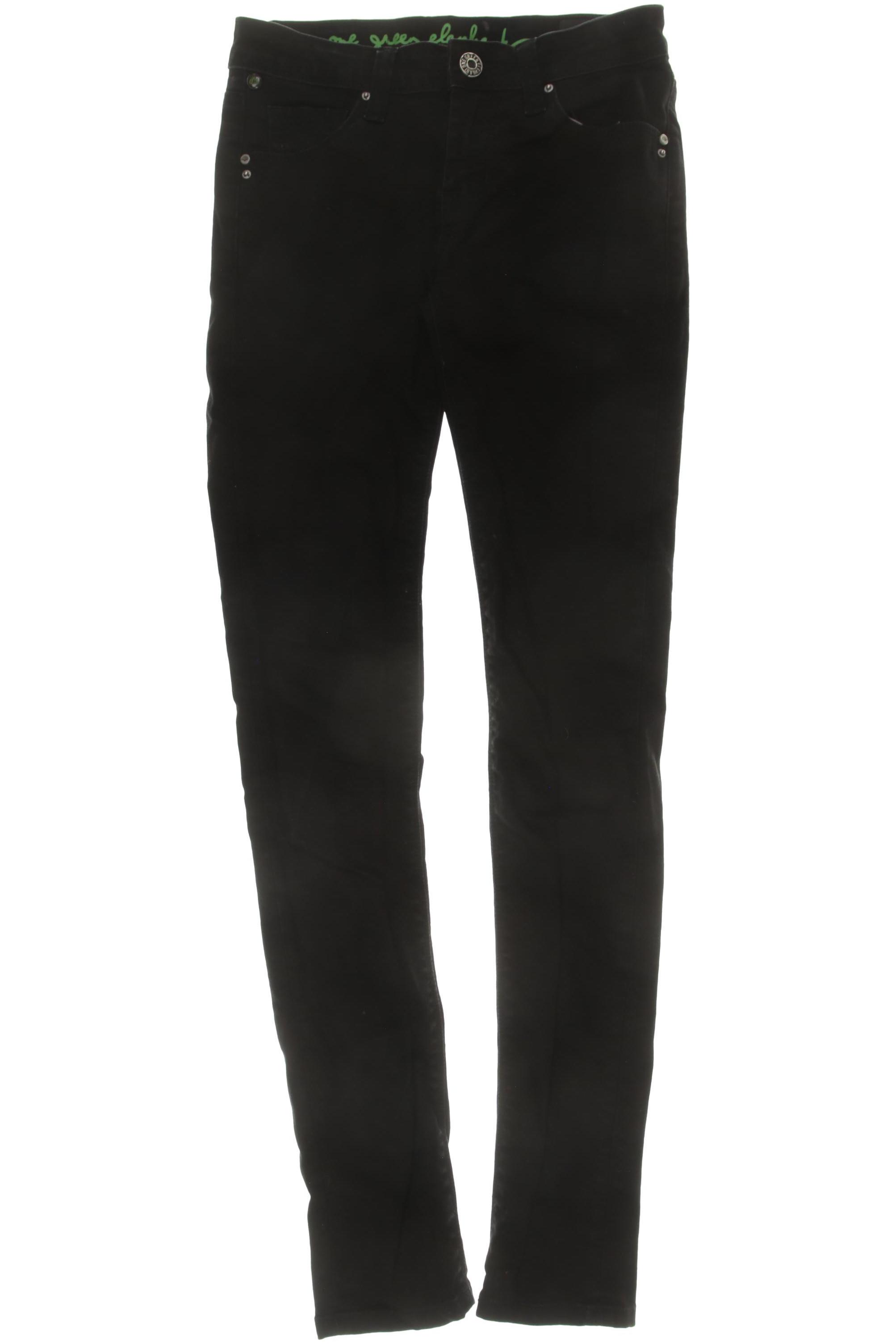 

One Green Elephant Damen Jeans, schwarz, Gr. 0