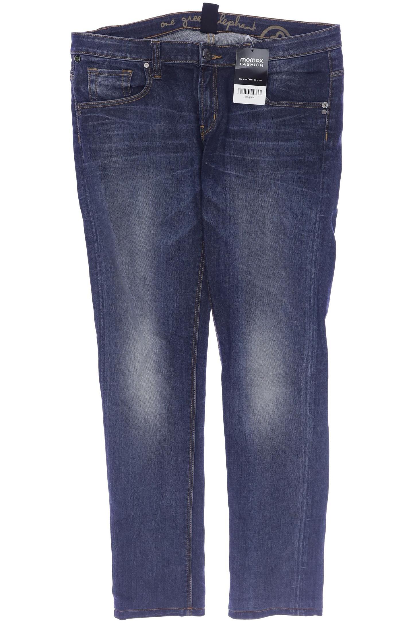 

One Green Elephant Damen Jeans, marineblau, Gr. 42