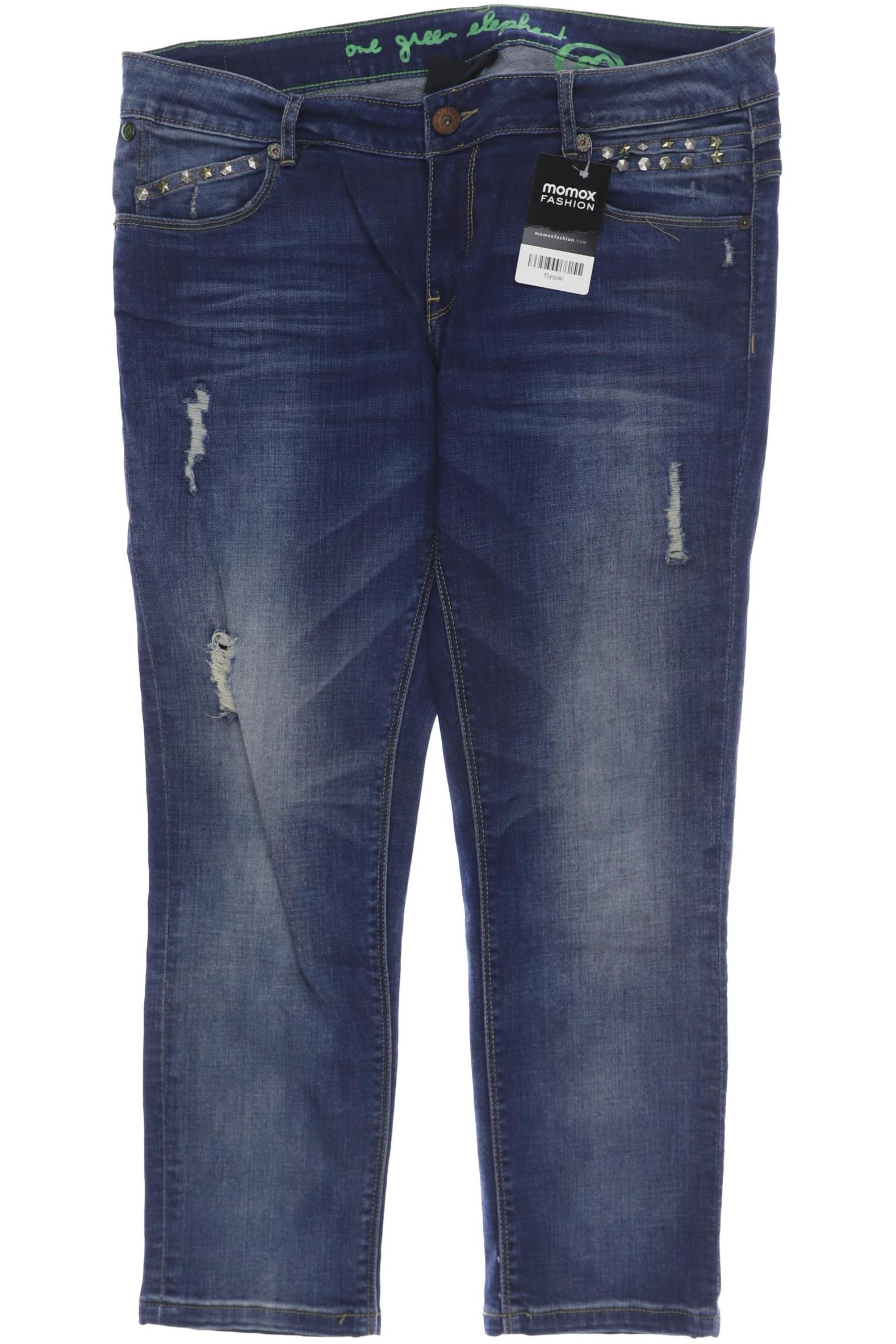 

One Green Elephant Damen Jeans, blau, Gr. 42