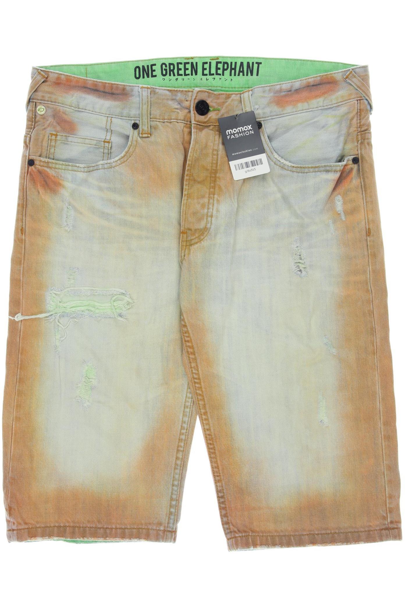 

One Green Elephant Herren Shorts, orange, Gr. 52