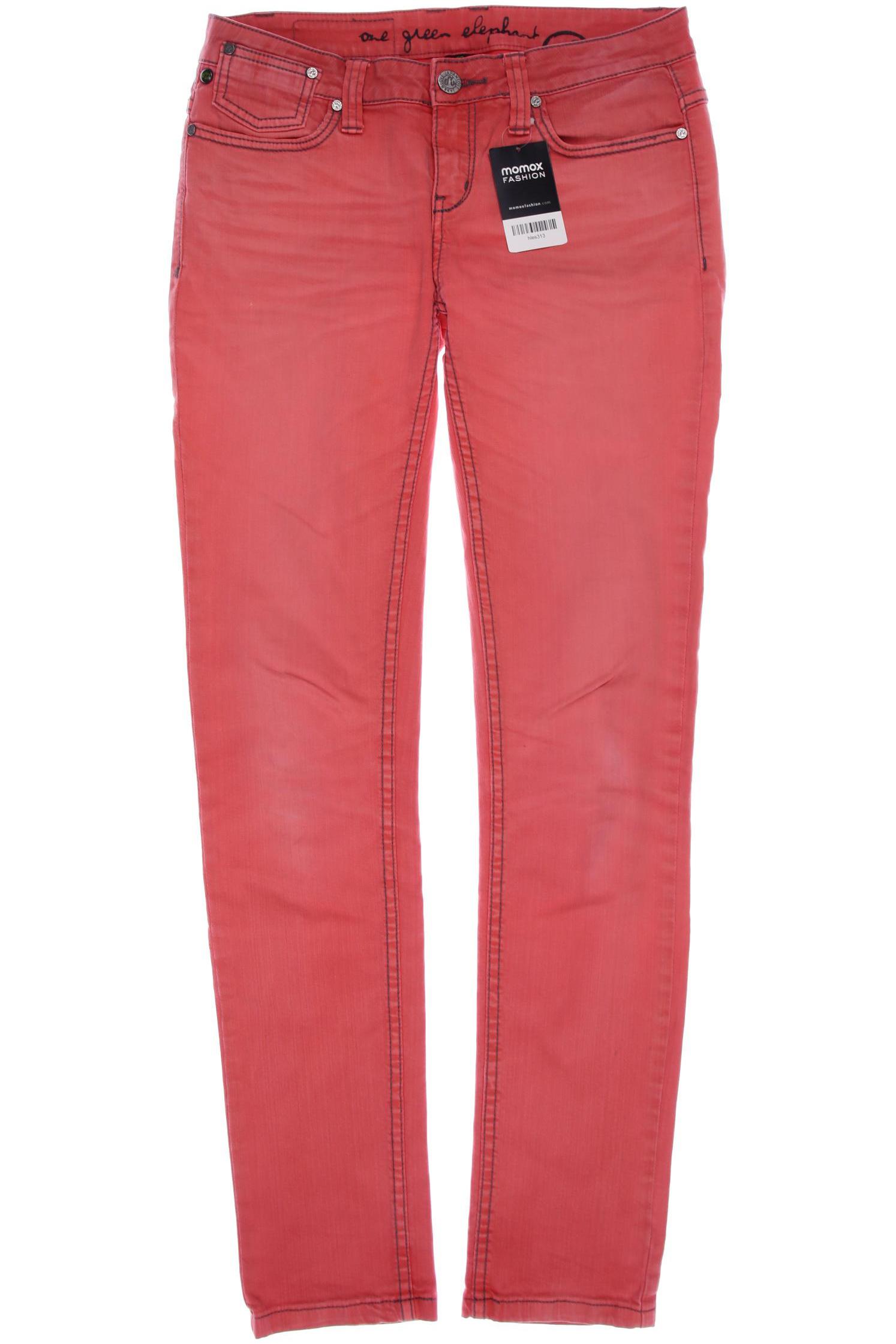

One Green Elephant Damen Jeans, rot