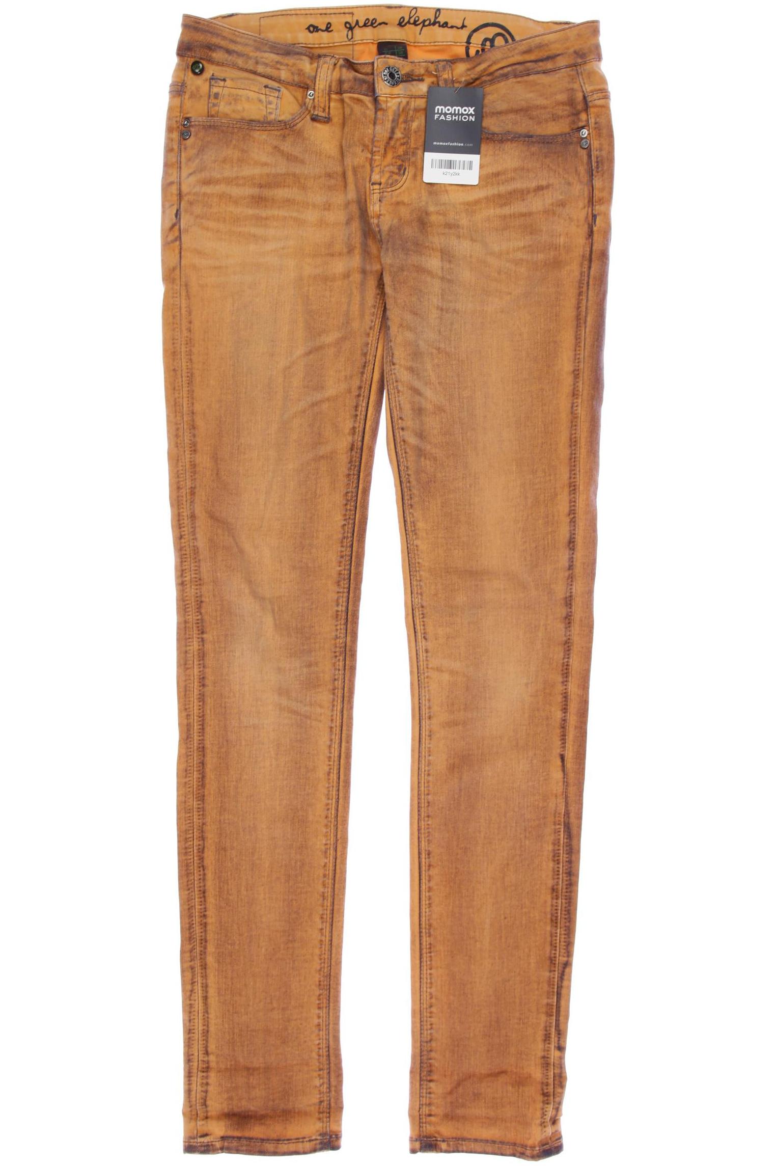 

One Green Elephant Damen Jeans, braun, Gr. 36