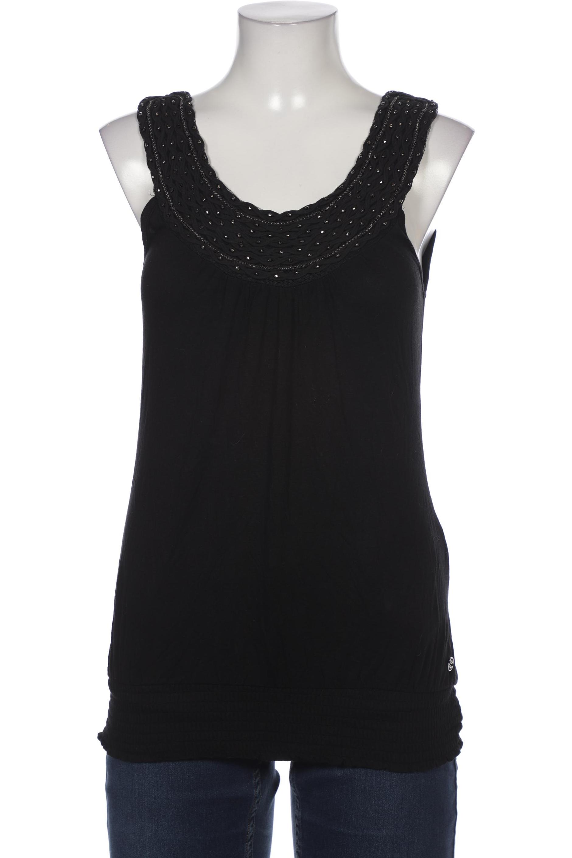 

One Green Elephant Damen Bluse, schwarz, Gr. 38